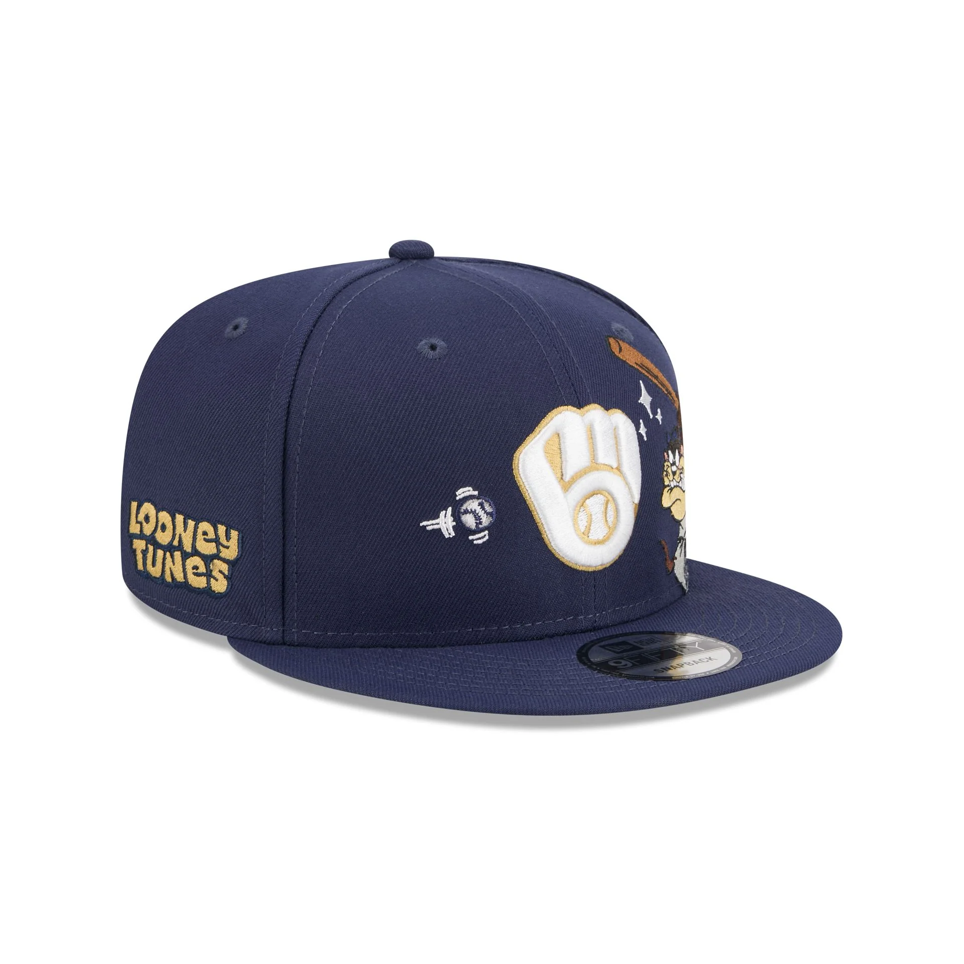 Milwaukee Brewers Tasmanian Devil Swing 9FIFTY Snapback Hat - Image 3
