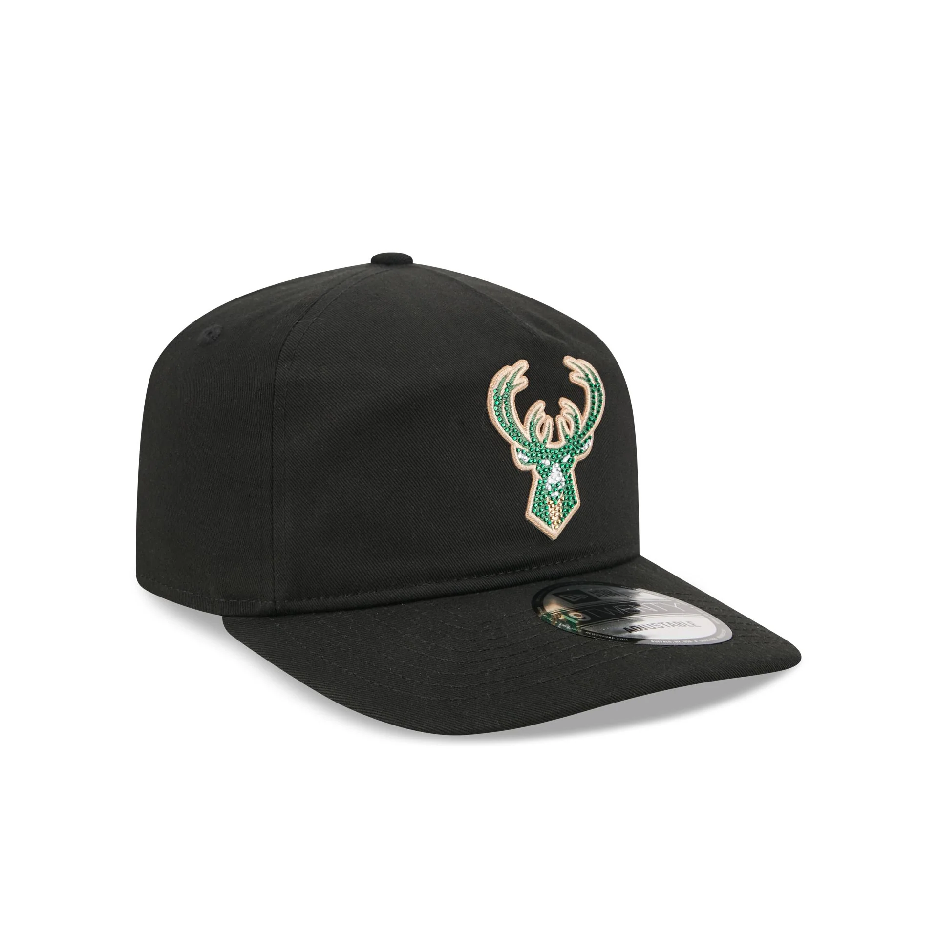Milwaukee Bucks 2026 Draft Black 19TWENTY Adjustable Hat - Image 3