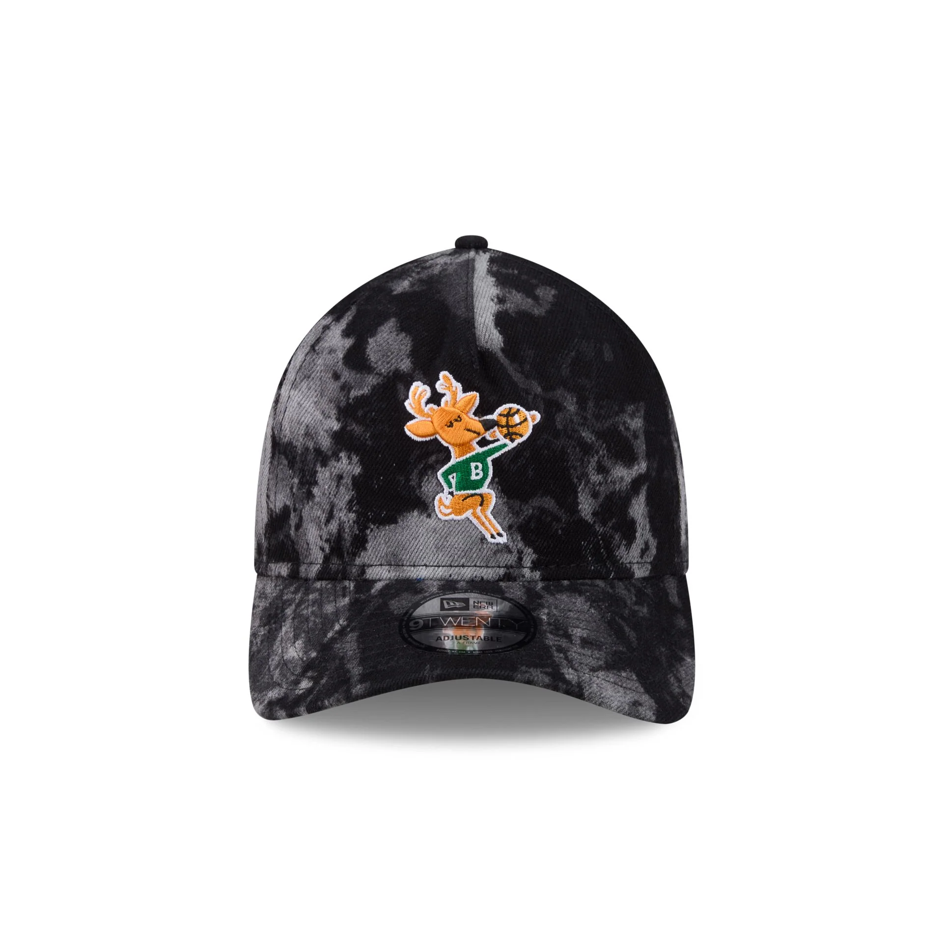 Milwaukee Bucks Bleached Denim 9TWENTY A-Frame Adjustable Hat - Image 2