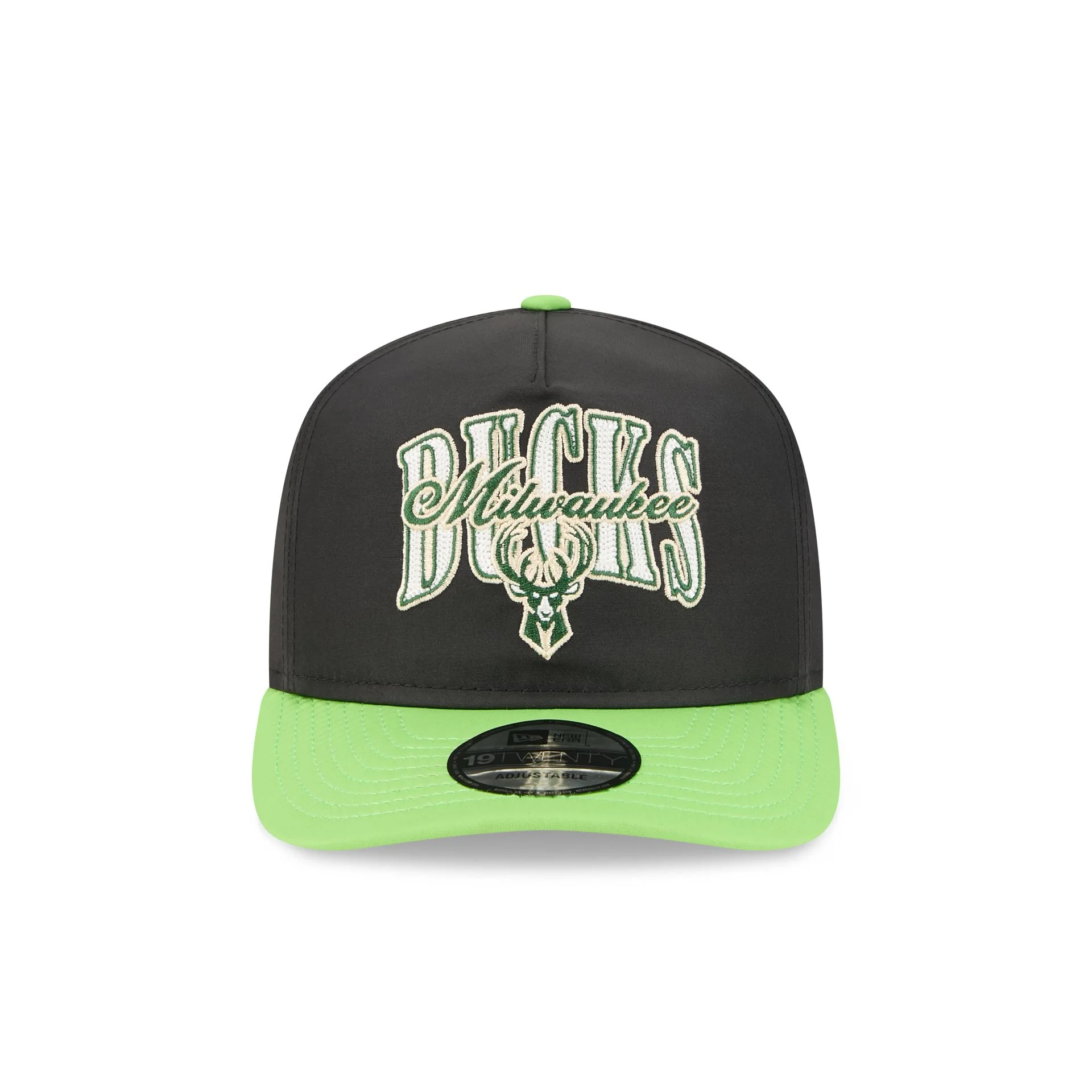 Milwaukee Bucks Dual Logo 19TWENTY Adjustable Hat - Image 2