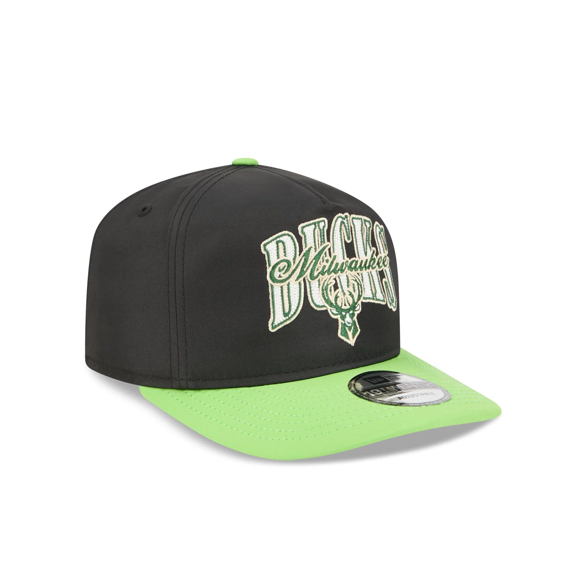 Milwaukee Bucks Dual Logo 19TWENTY Adjustable Hat - Image 3