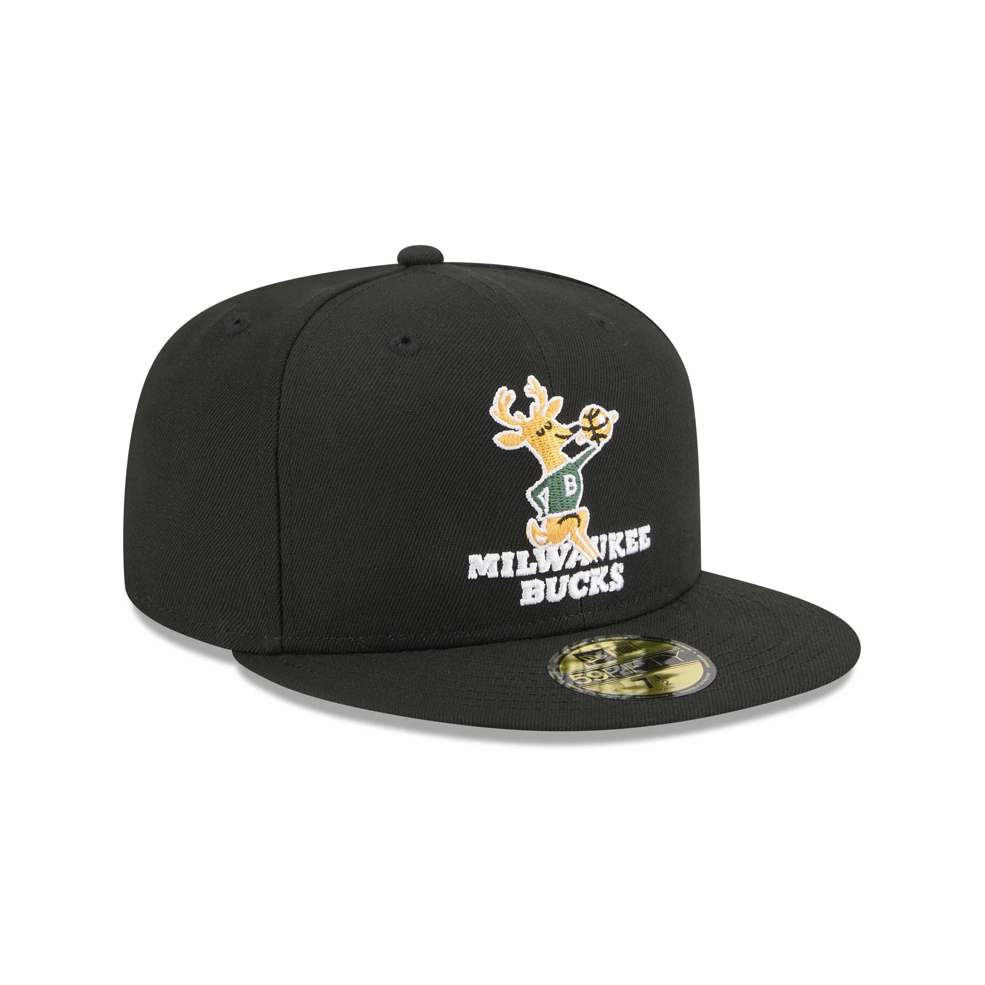Milwaukee Bucks 1968-1992 Hardwood Classics 59FIFTY Fitted Hat - Image 3