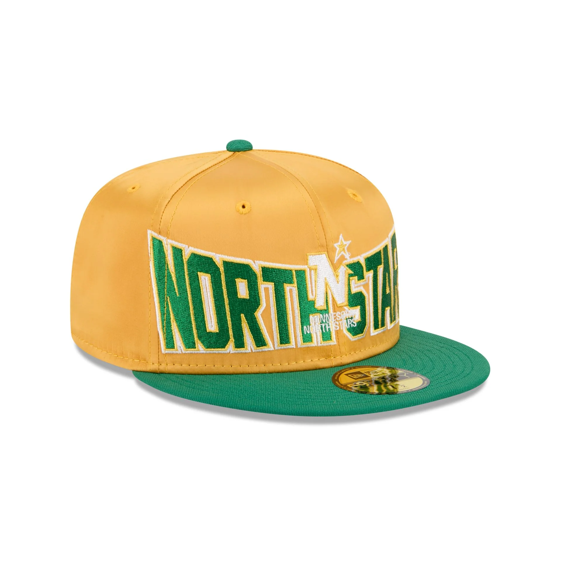 Minnesota North Stars Bold Satin 59FIFTY Fitted Hat - Image 3