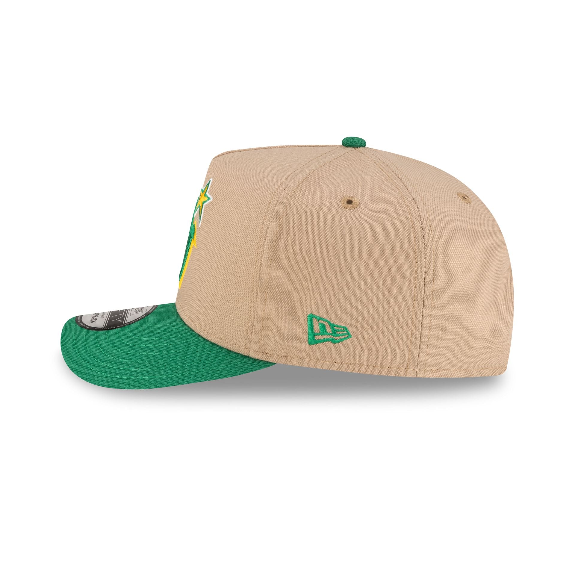 Minnesota North Stars Camel 9FIFTY A-Frame Snapback Hat - Image 5