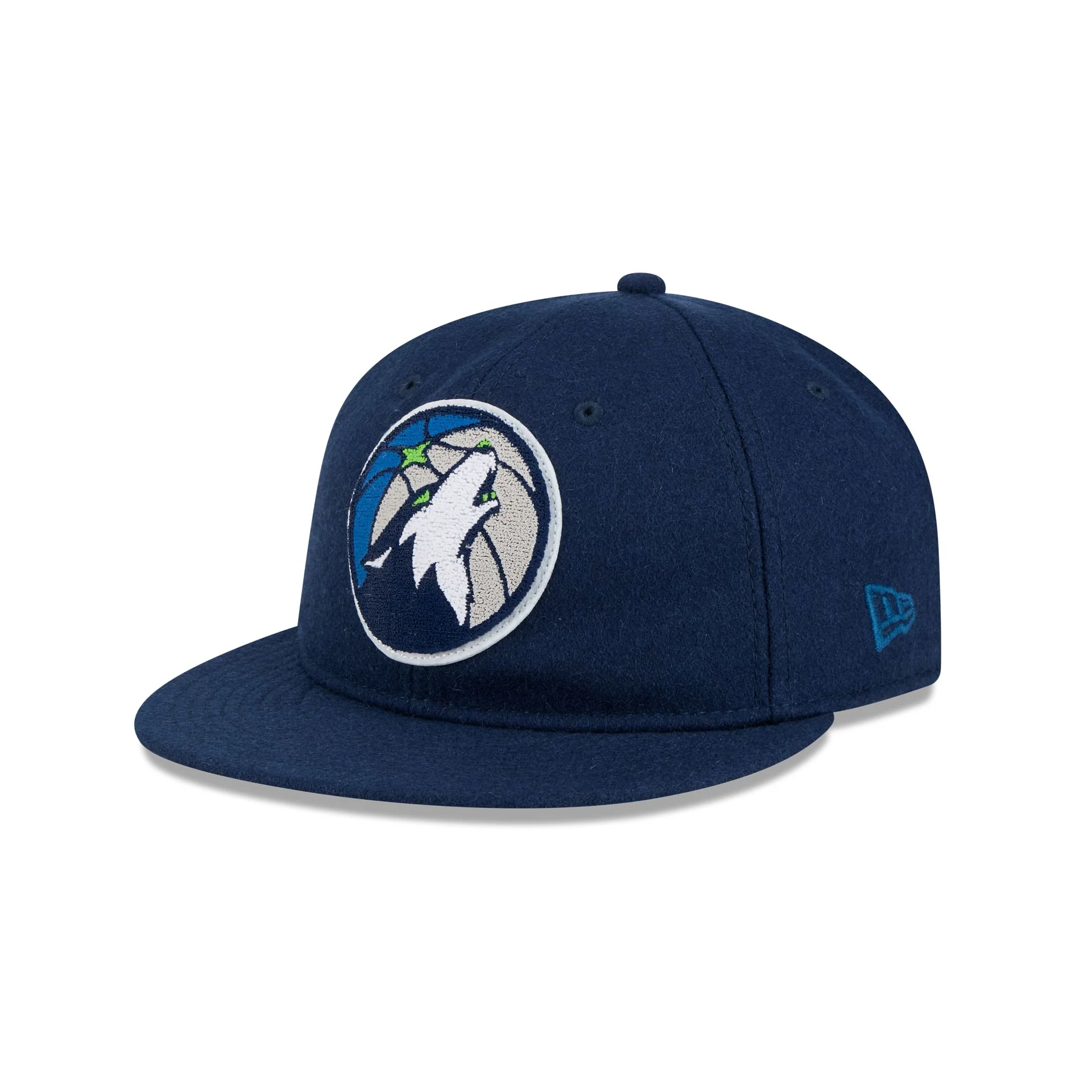 Minnesota Timberwolves Chenille Woven Retro Crown 9FIFTY Adjustable Hat - Image 3