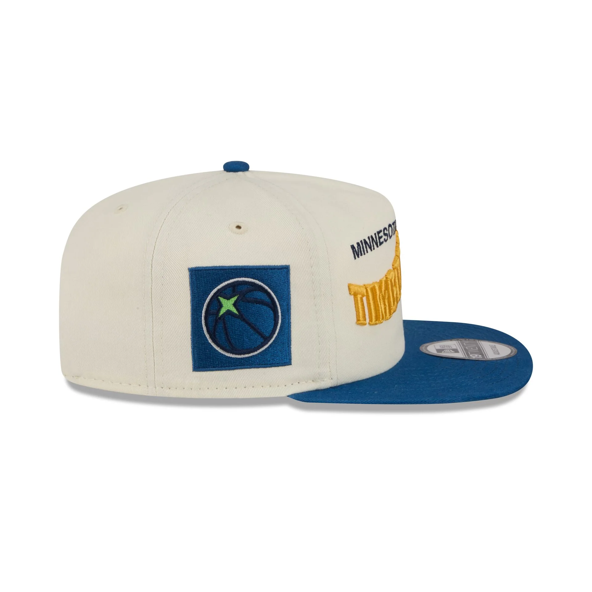 Minnesota Timberwolves Conference Script Chrome White 19TWENTY Adjustable Hat - Image 4