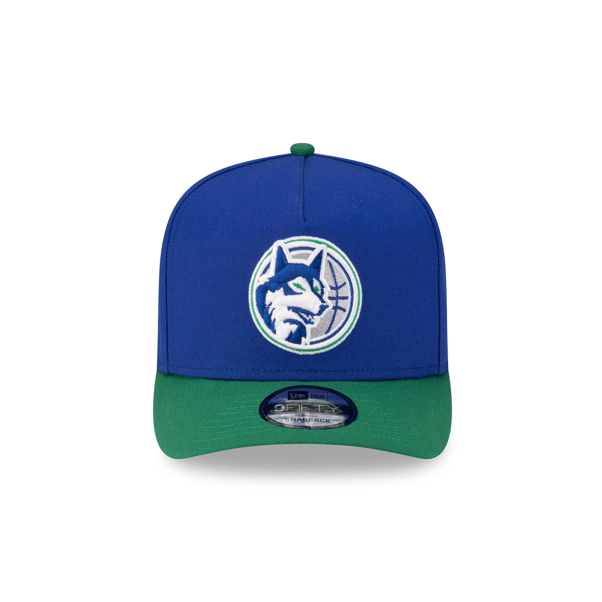 Minnesota Timberwolves Hardwood Classics 80s Two Tone 9FIFTY A-Frame Snapback Hat - Image 2