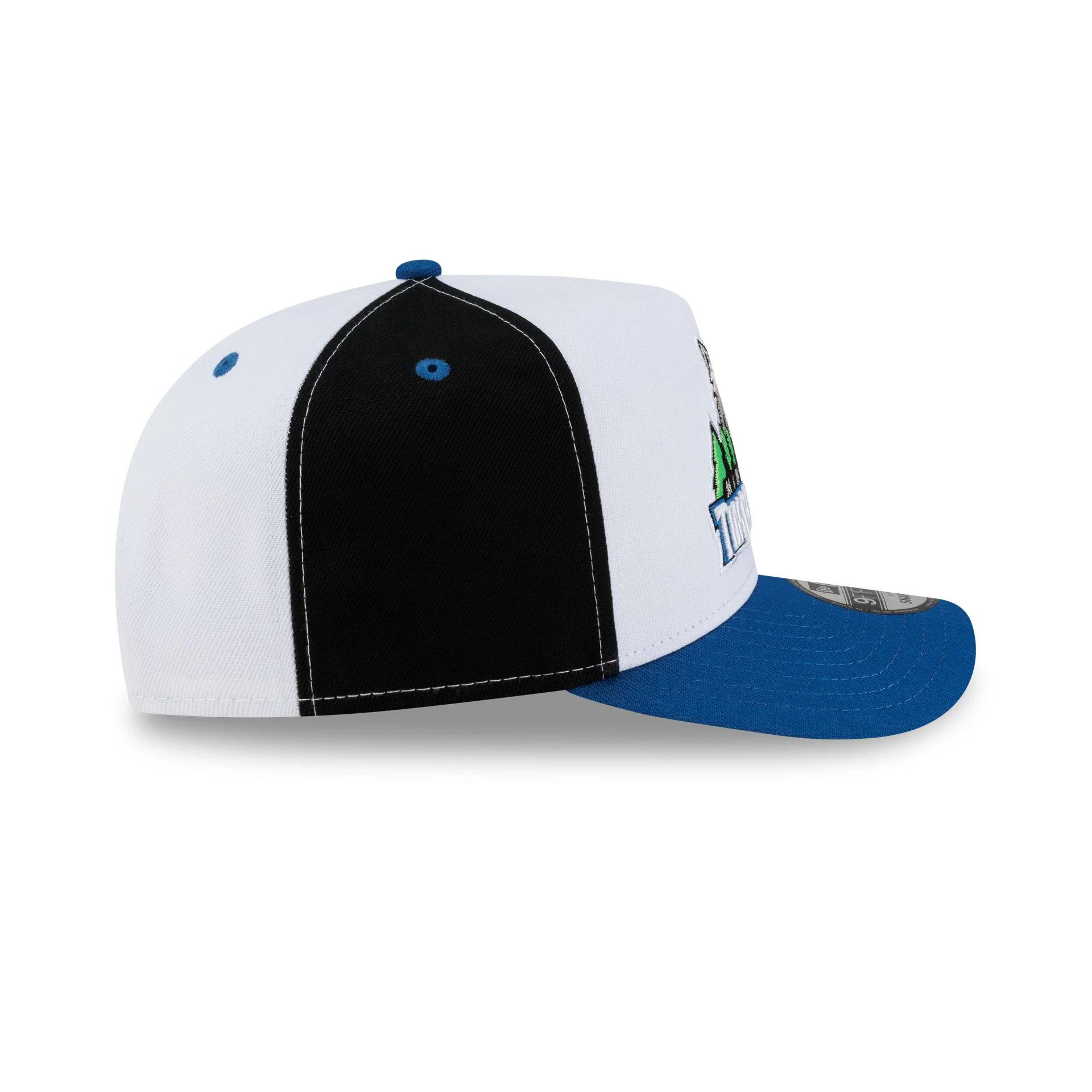 Minnesota Timberwolves Hardwood Classics 90s Panel 9FIFTY A-Frame Snapback Hat - Image 5
