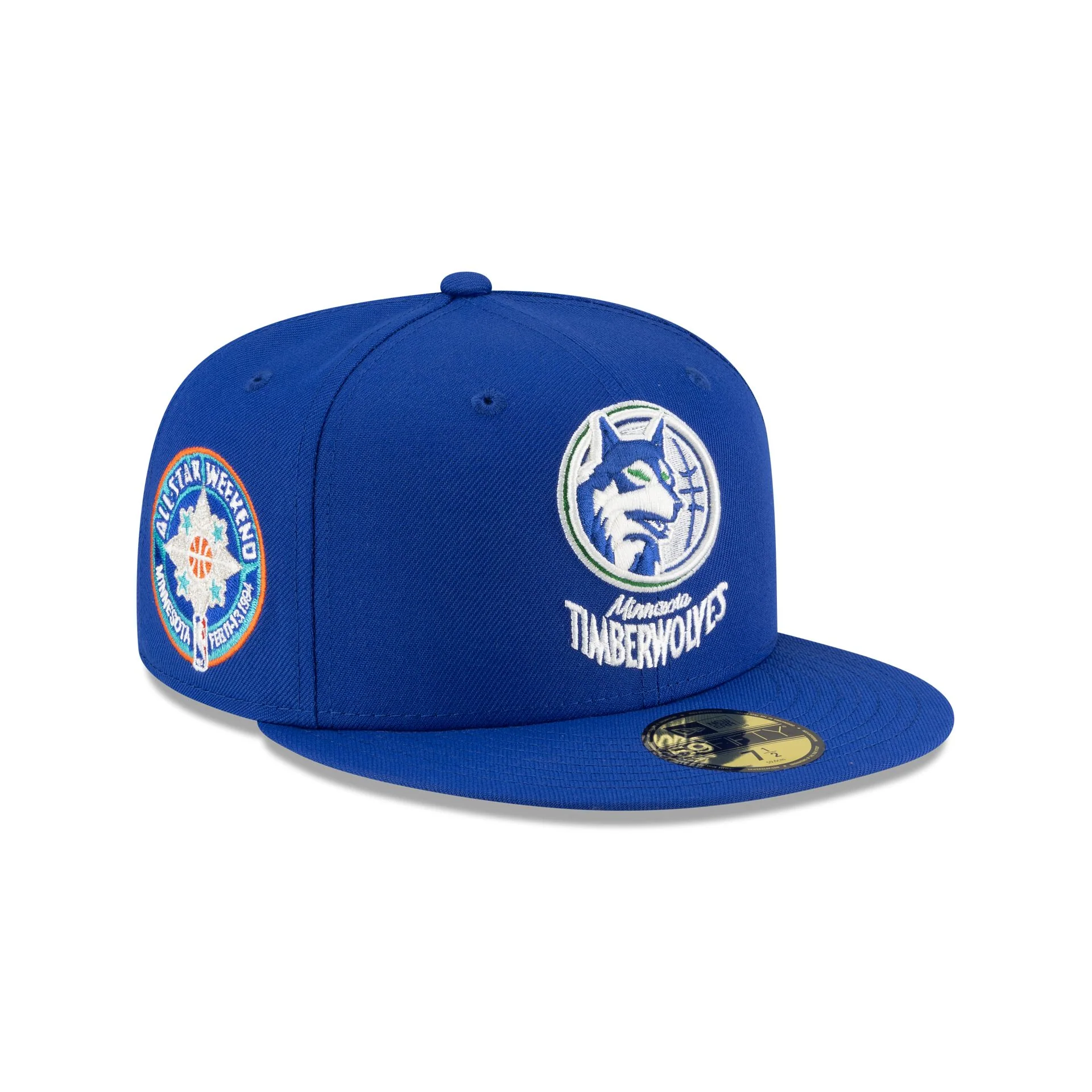 Minnesota Timberwolves 1989-1995 Hardwood Classics Blue 59FIFTY Fitted Hat