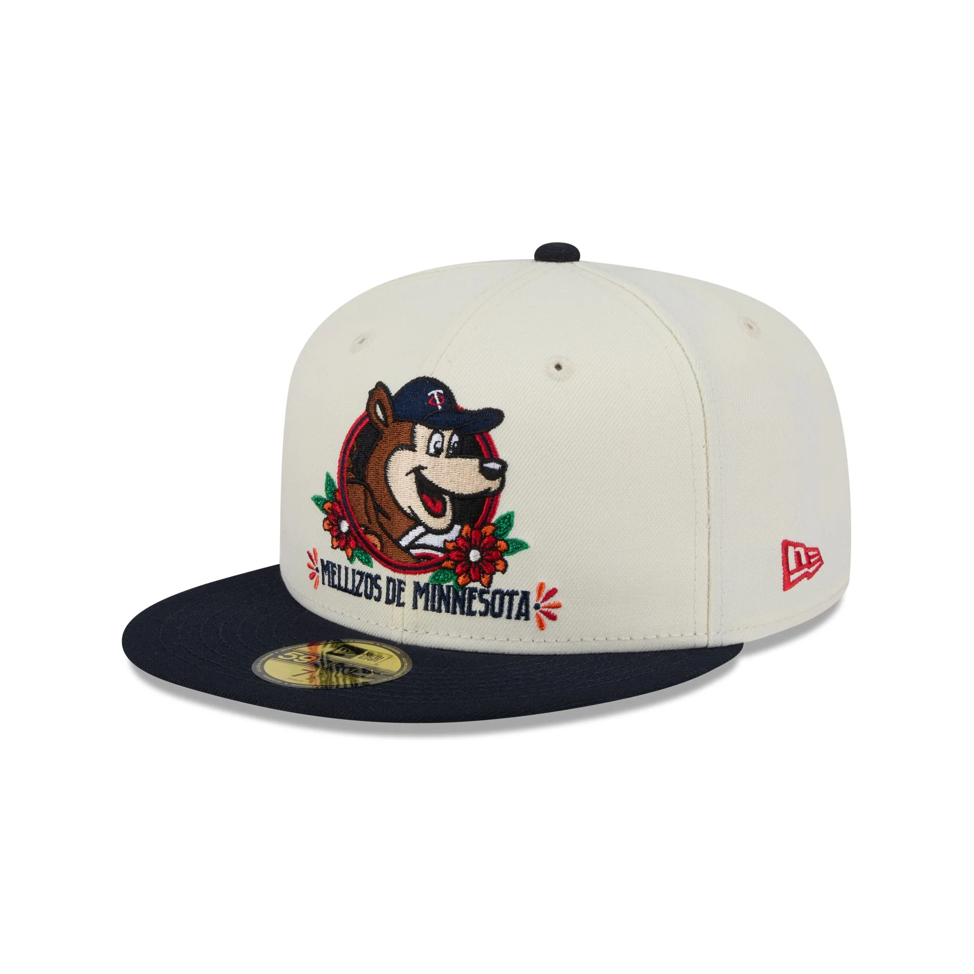 Minnesota Twins Day of the Dead Sugar Skull Mascot 59FIFTY Fitted Hat - Image 3