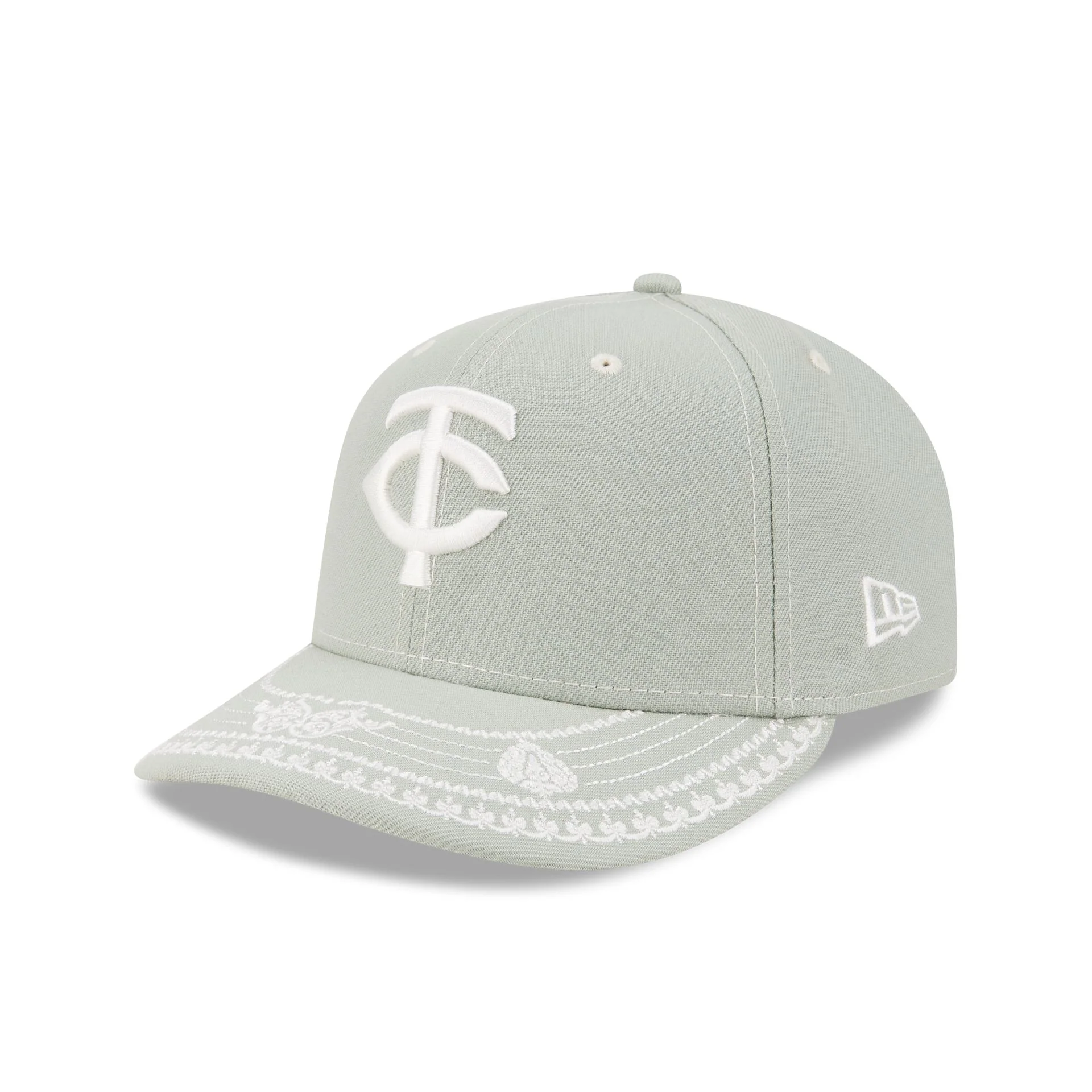 Minnesota Twins Everest Green Stitched 59FIFTY Fitted Hat - Image 3