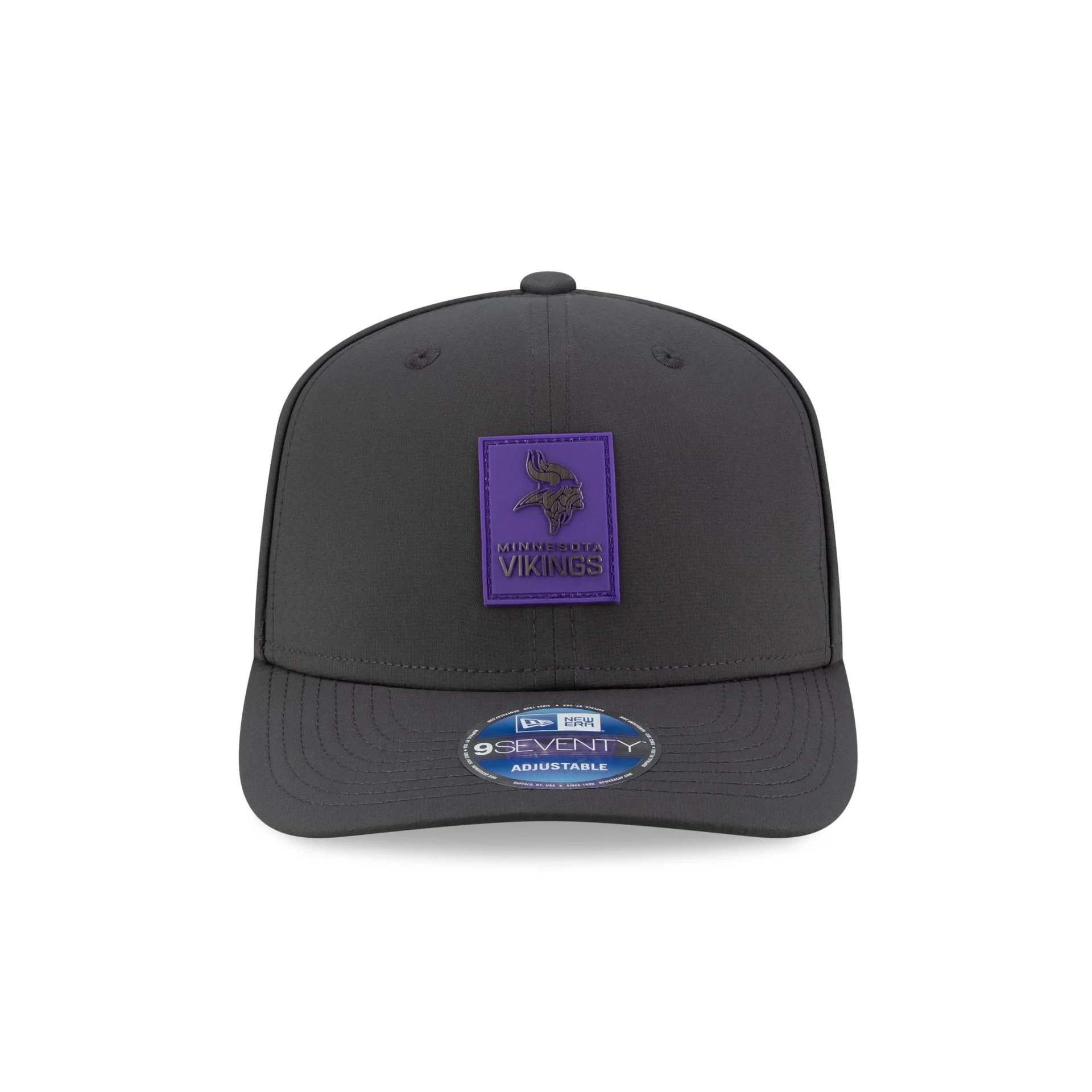 Minnesota Vikings 2025 Sideline Cold Weather Steel Clouds 9SEVENTY Stretch-Snap Hat - Image 4