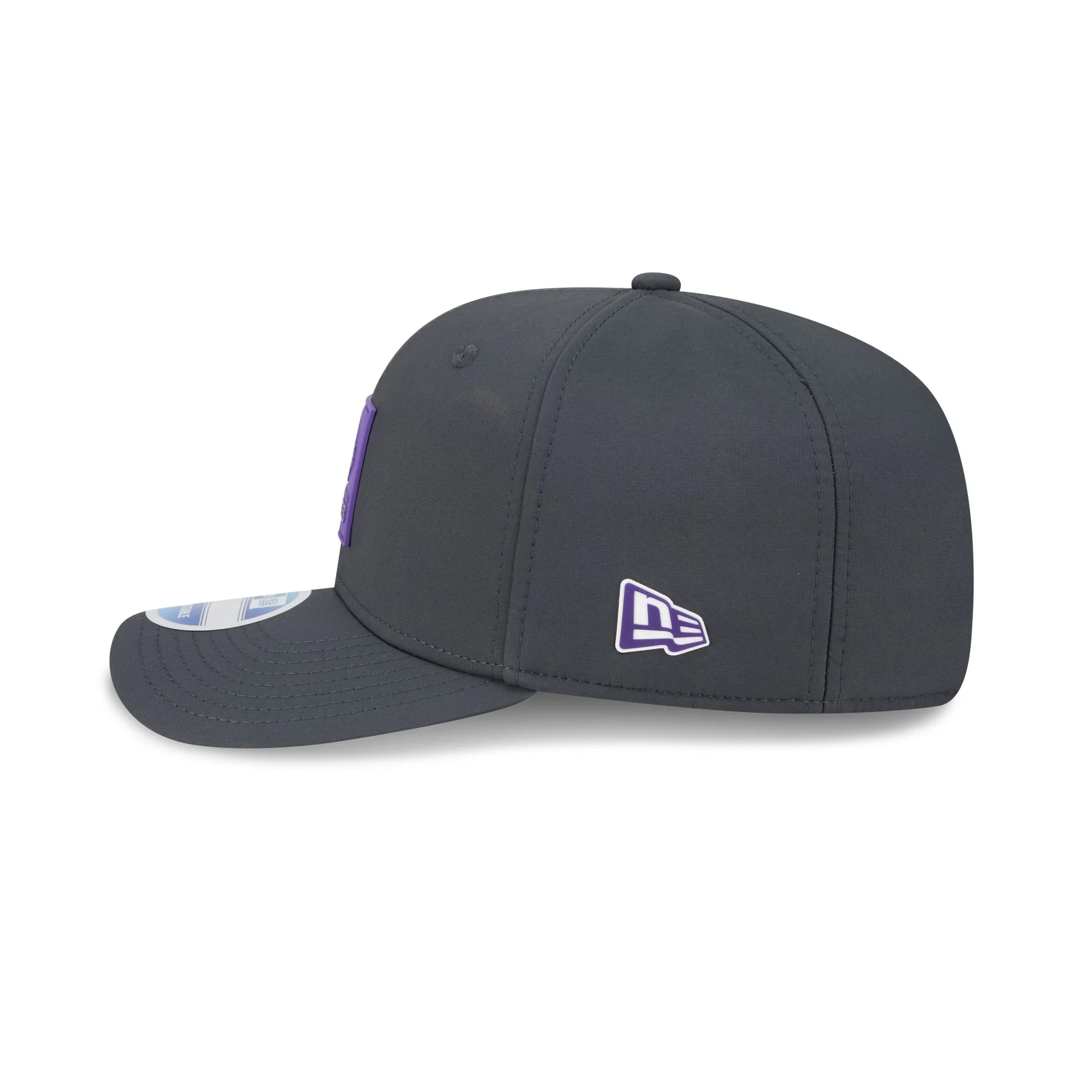 Minnesota Vikings 2025 Sideline Cold Weather Steel Clouds 9SEVENTY Stretch-Snap Hat - Image 7