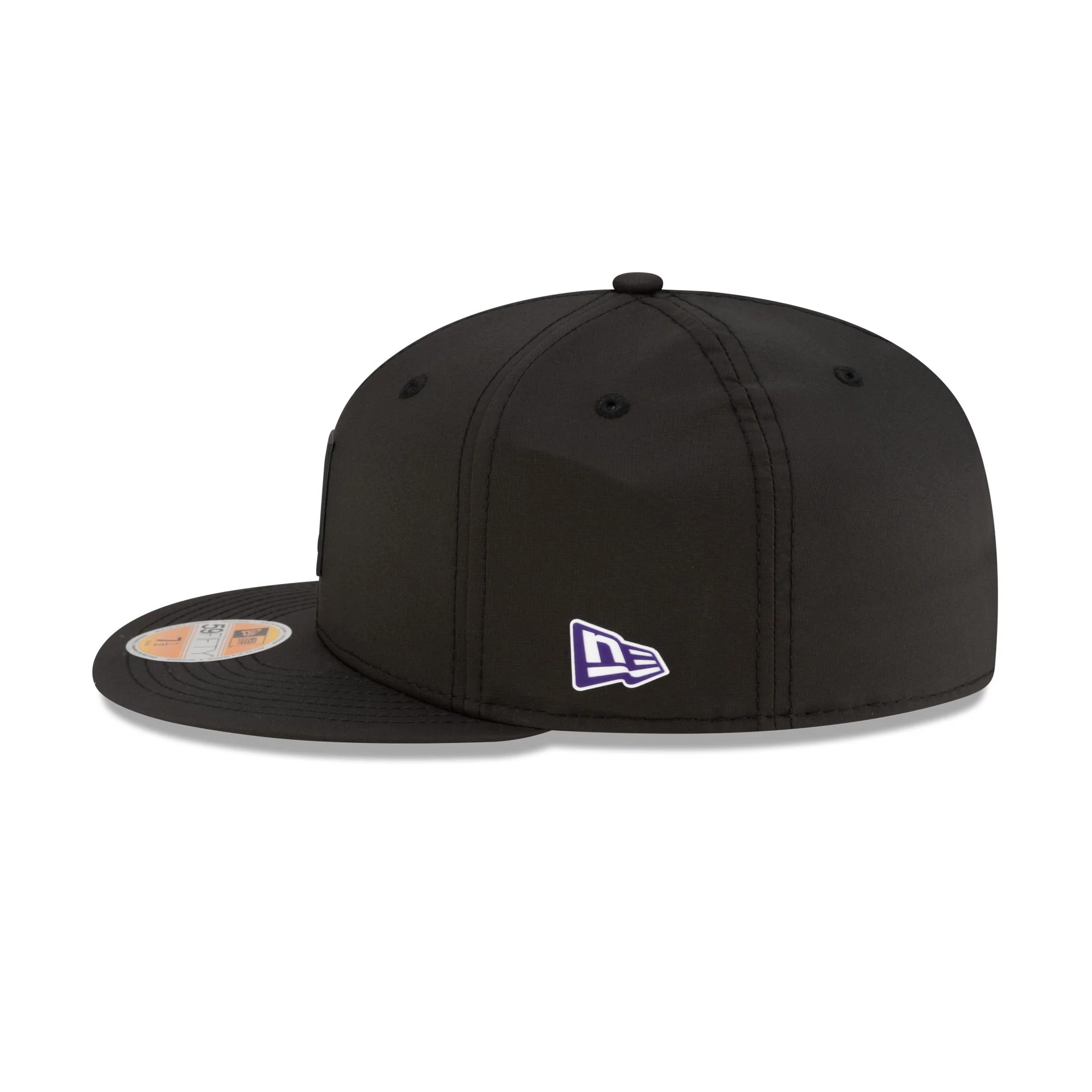 Minnesota Vikings 2025 Sideline Hot Weather Black 59FIFTY Fitted Hat - Image 4
