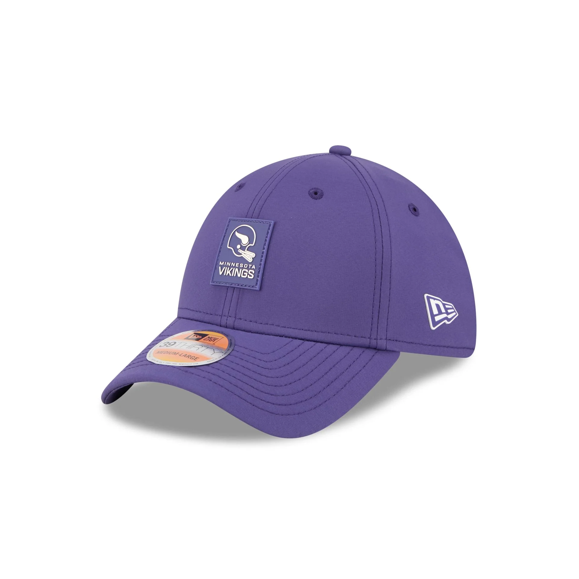 Minnesota Vikings 2025 Sideline Hot Weather Historic 39THIRTY Stretch Fit Hat