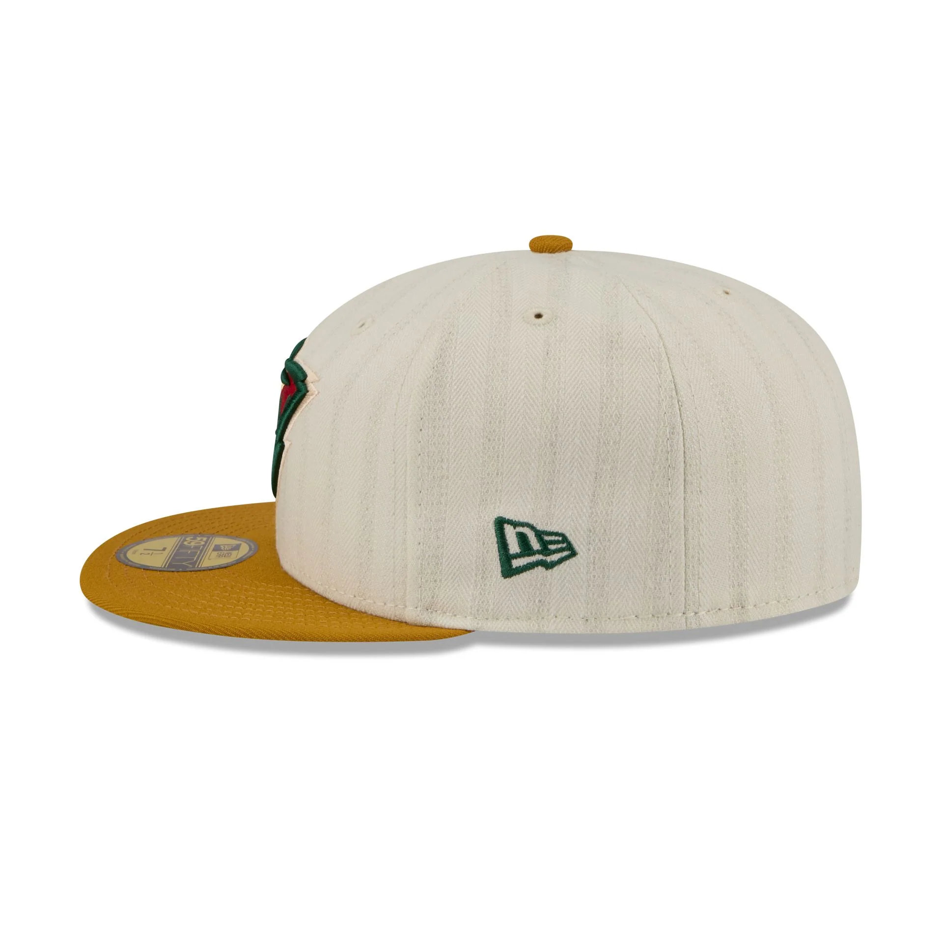 Minnesota Wild Chrome Herringbone 59FIFTY Fitted Hat - Image 5