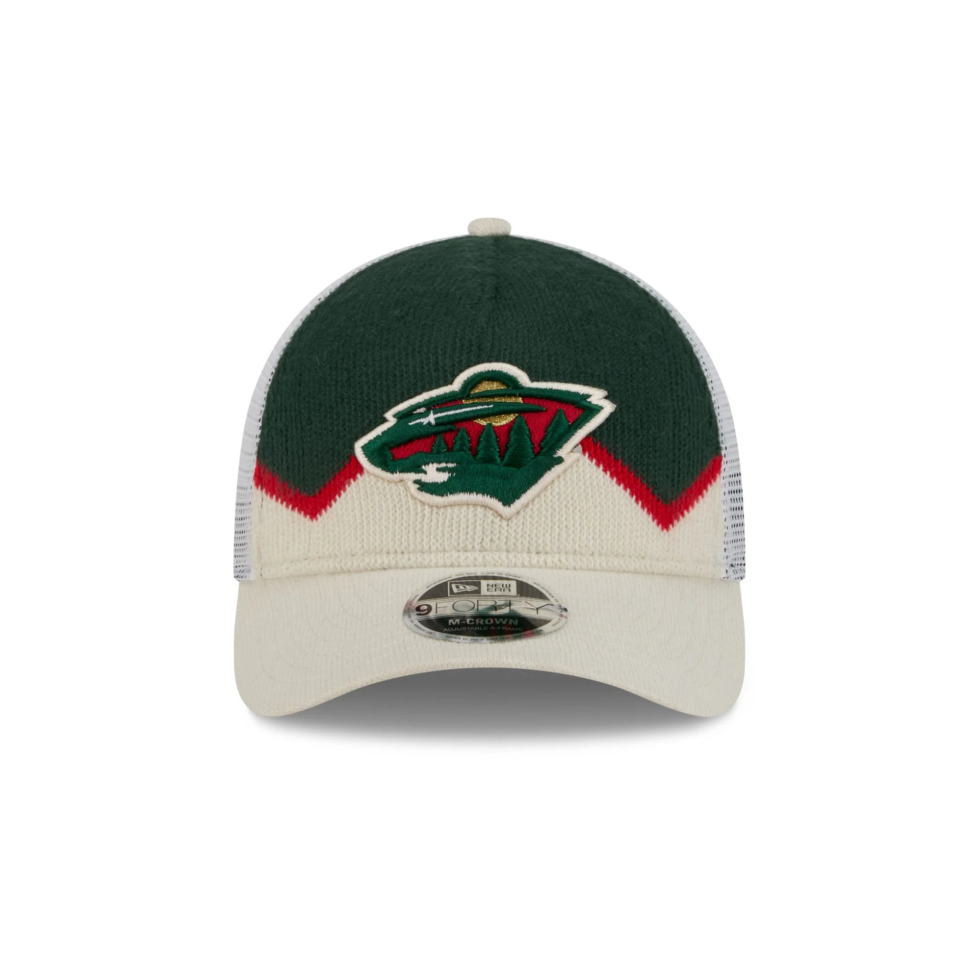 Minnesota Wild Sock 9FORTY M-Crown A-Frame Trucker Hat - Image 2