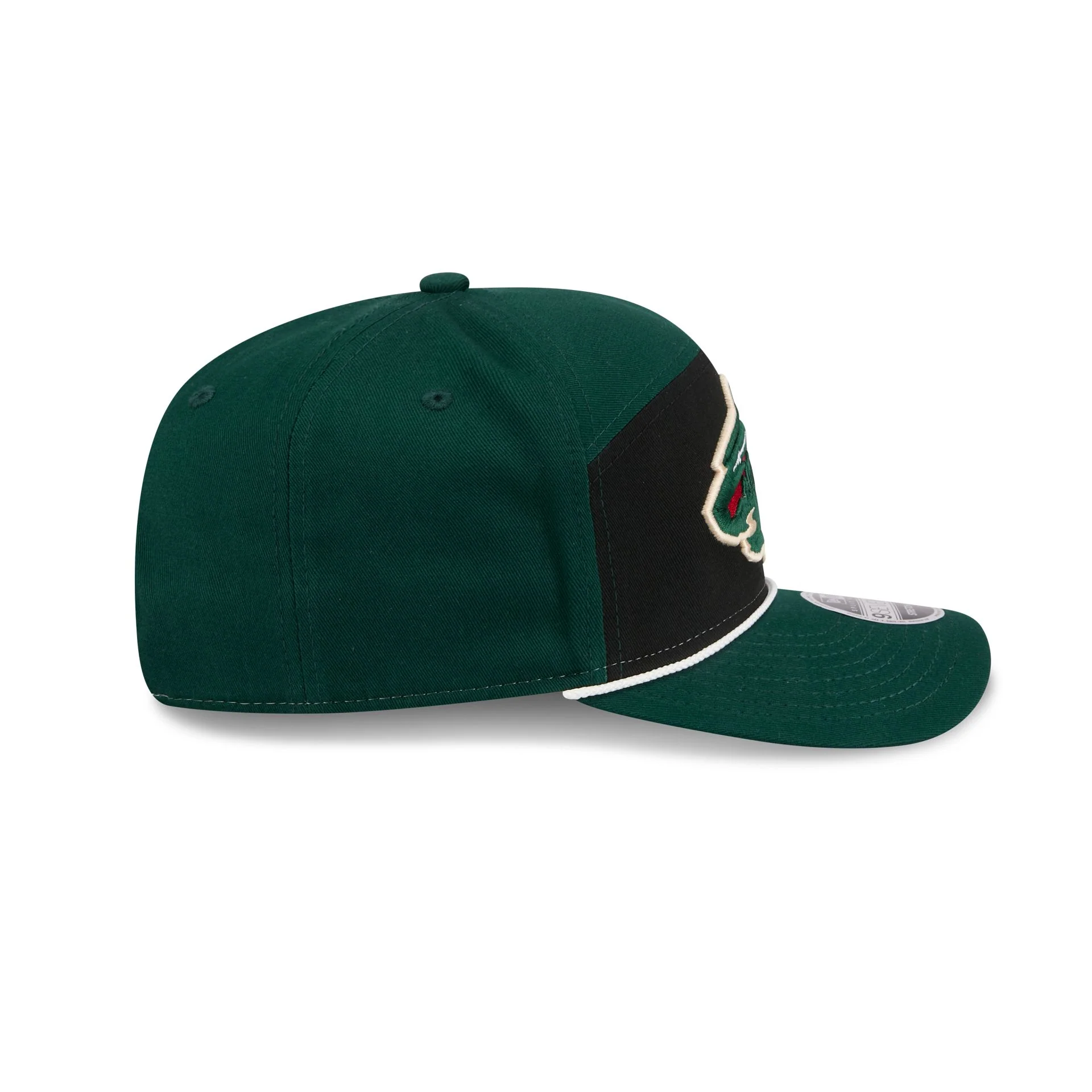 Minnesota Wild Split Panel 9SEVENTY Stretch-Snap Hat - Image 5