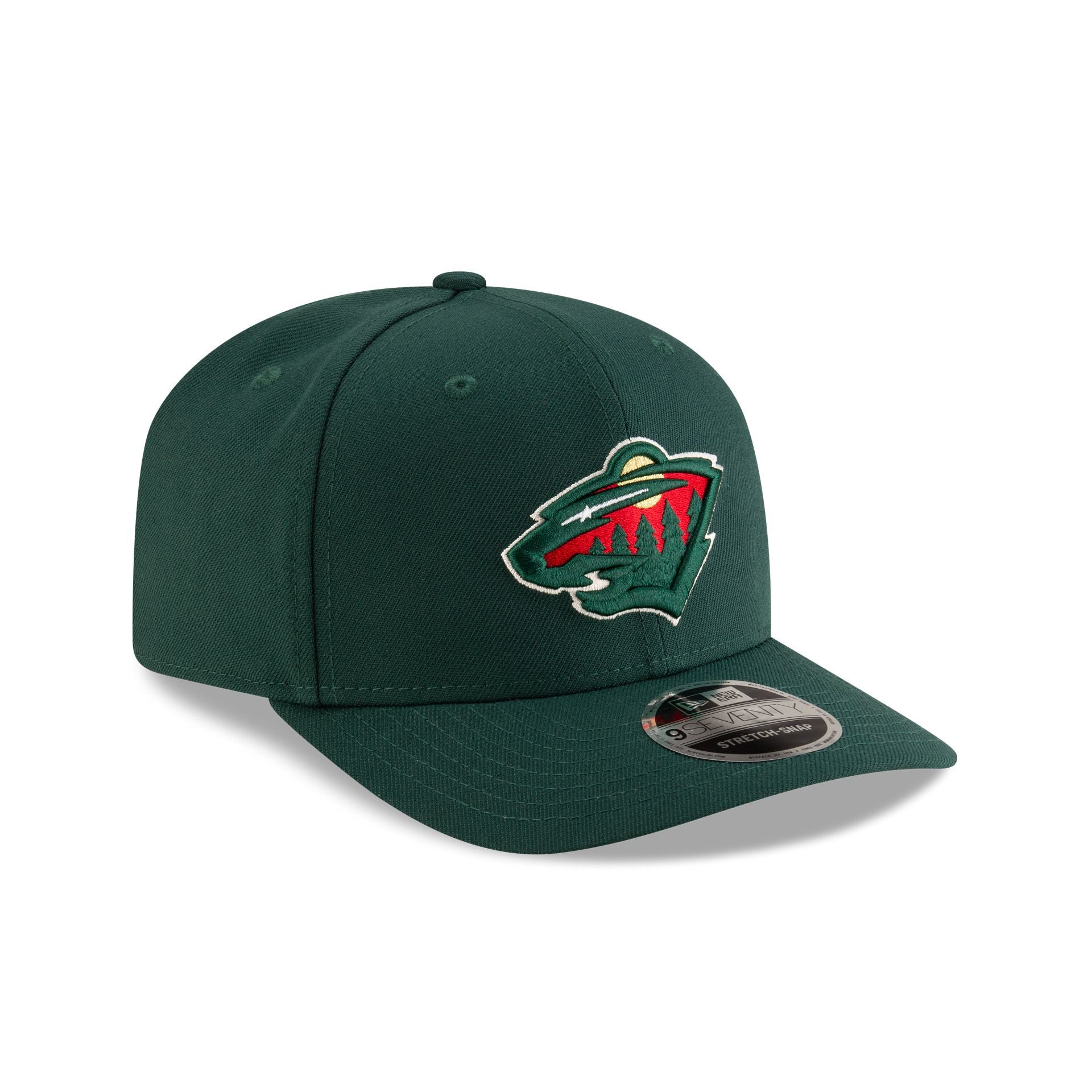 Minnesota Wild Team 9SEVENTY Stretch-Snap Hat - Image 3