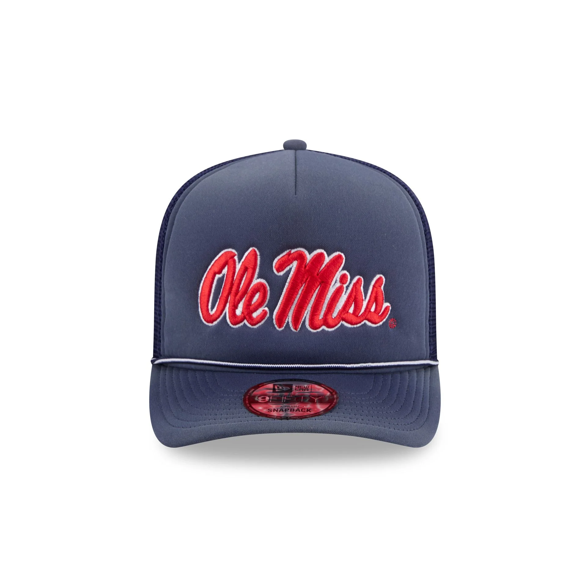 Mississippi Rebels Worn 9FIFTY A-Frame Trucker Hat - Image 2