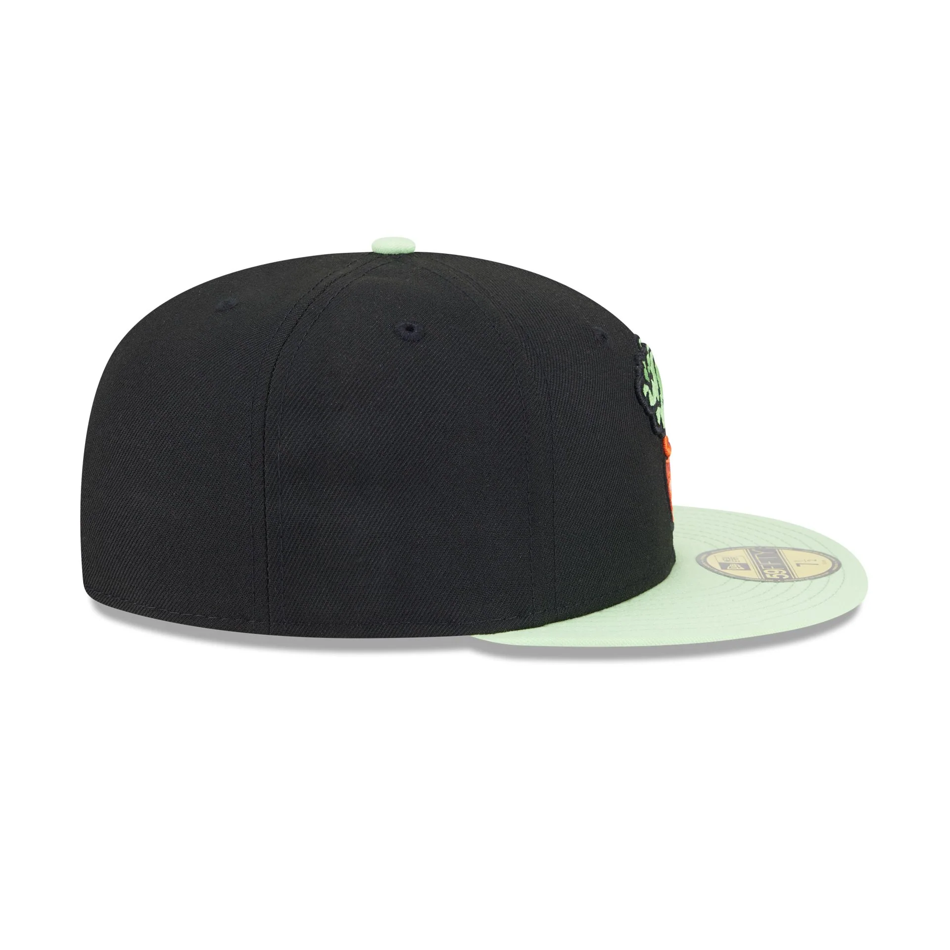 Montgomery Biscuits Theme Night Black 59FIFTY Fitted Hat - Image 5