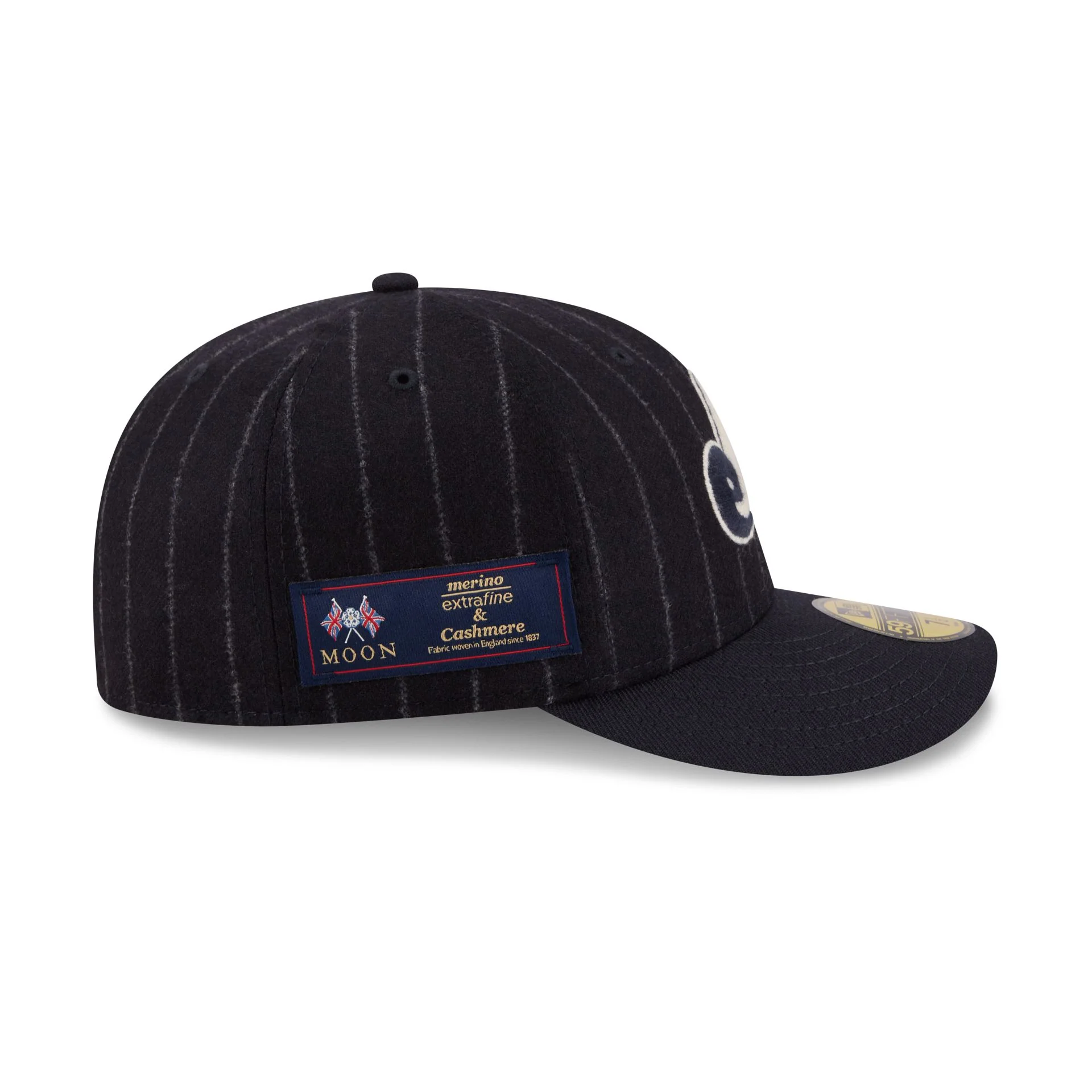 Montreal Expos Pinstripe Merino & Cashmere Moon 59FIFTY Fitted Hat - Image 4