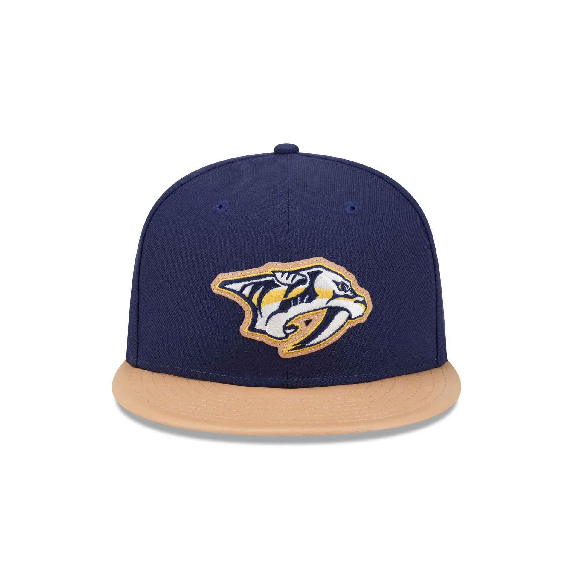 Nashville Predators Leather Visor 59FIFTY Fitted Hat - Image 2