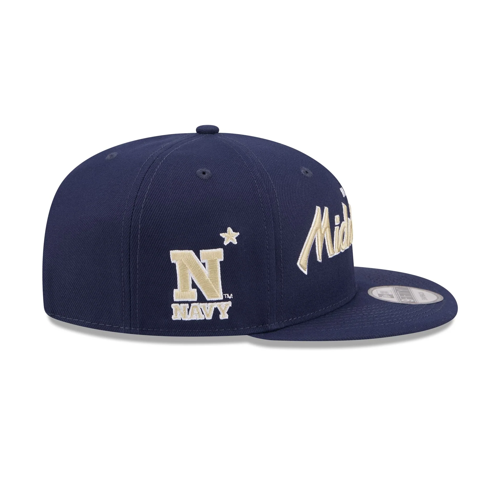 Navy Midshipmen Script 9FIFTY Snapback Hat - Image 4