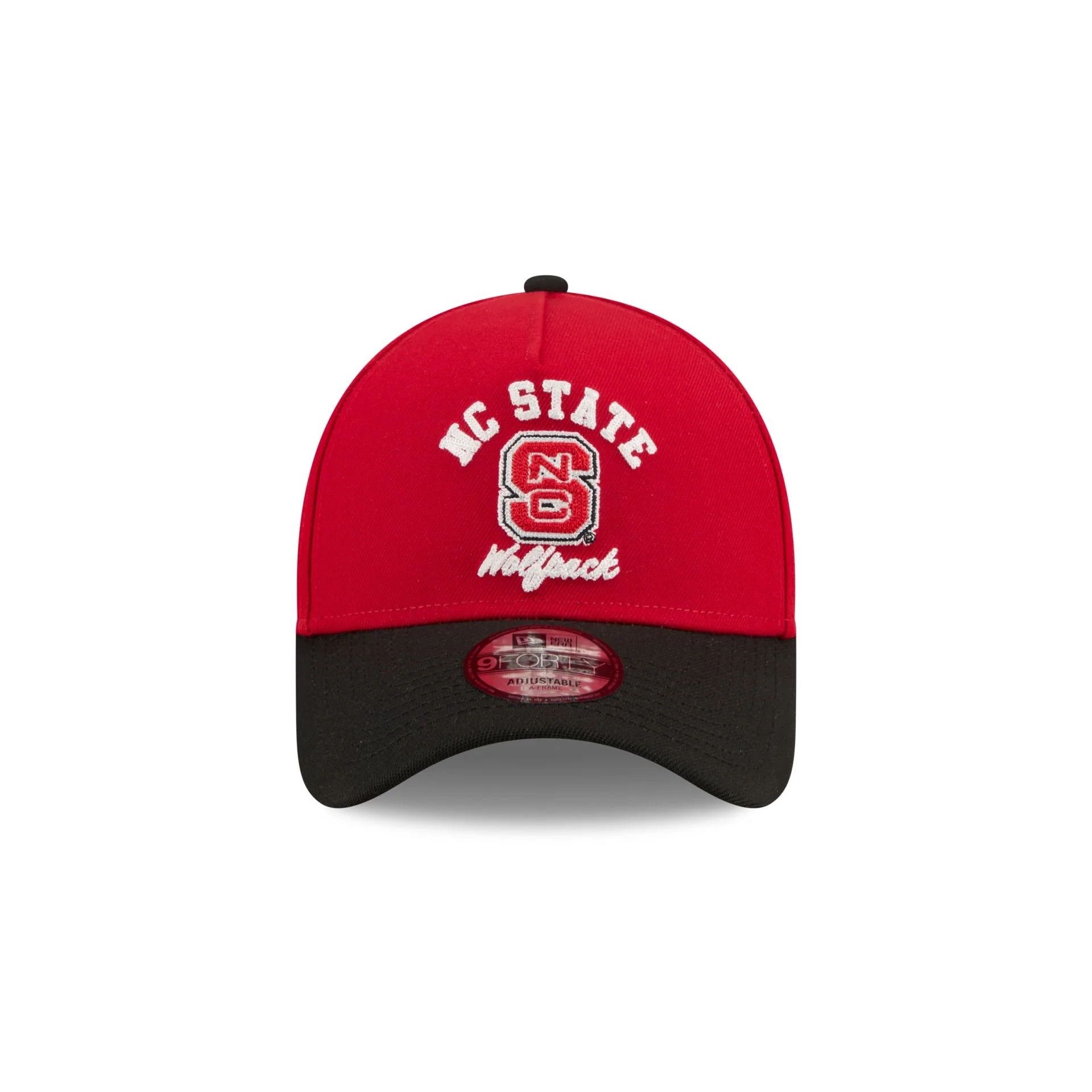 NC State Wolfpack Arched 9FORTY A-Frame Snapback Hat - Image 2