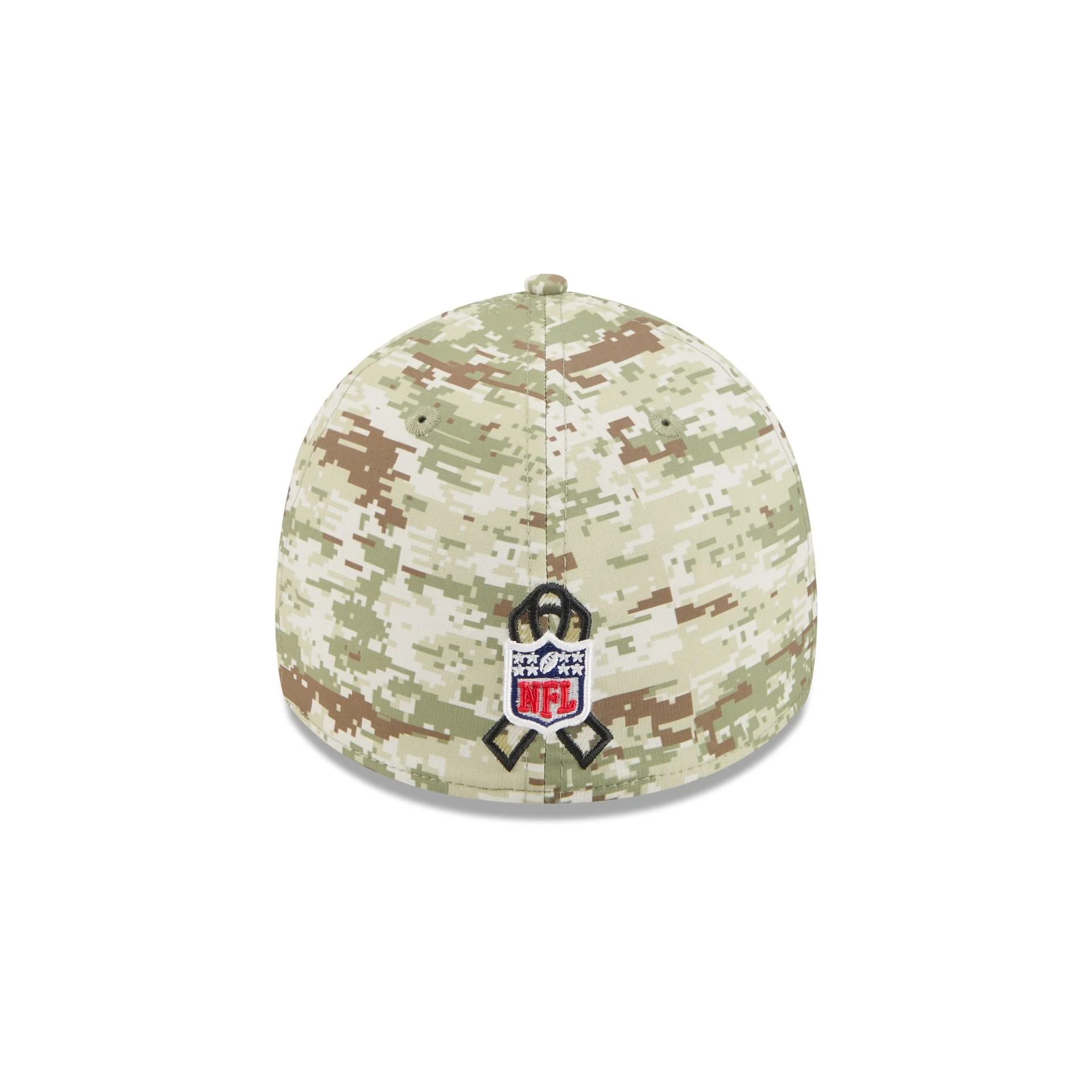 New England Patriots 2025 Salute to Service Digi Camo 39THIRTY Stretch Fit Hat - Image 6