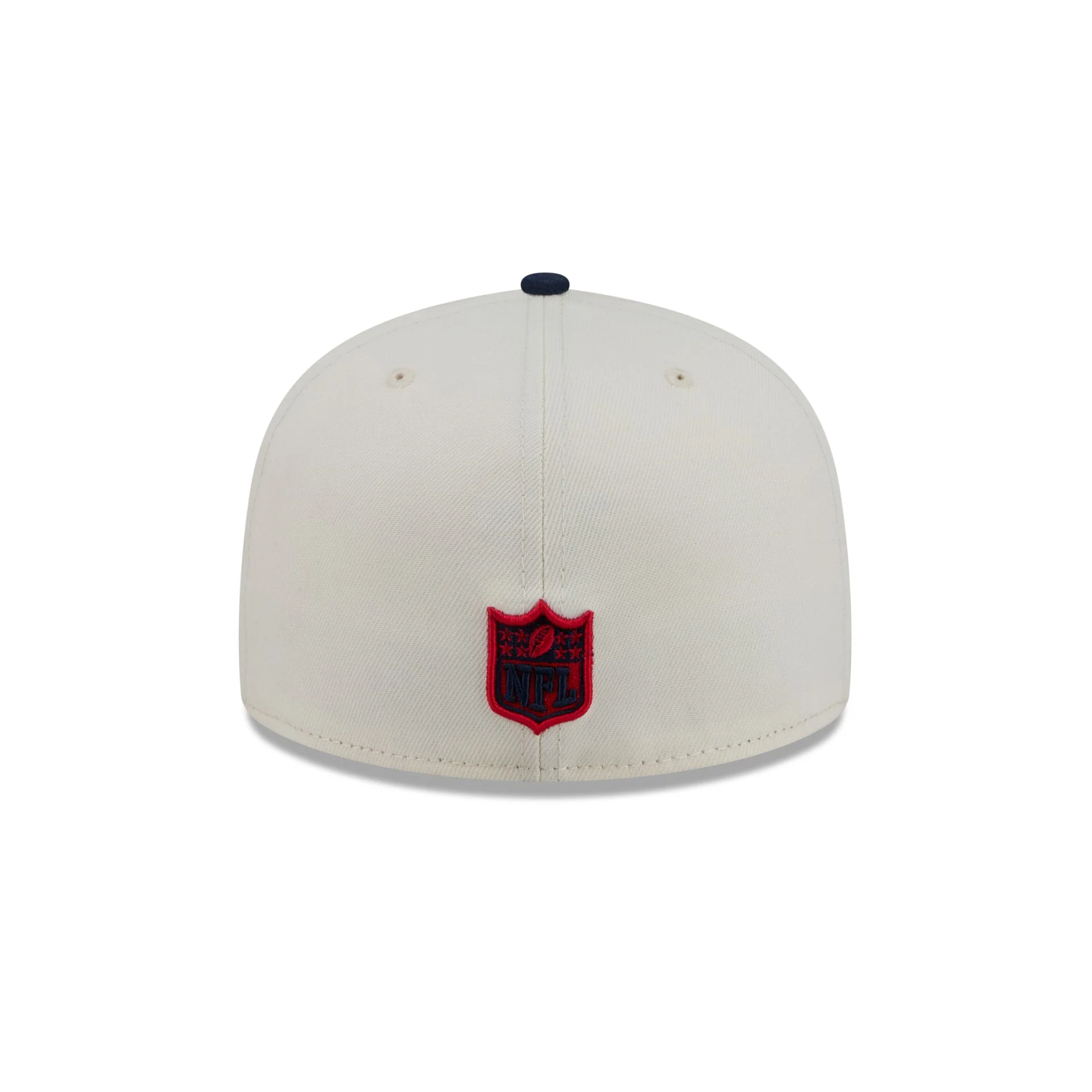 New England Patriots Chrome White Basic 59FIFTY Fitted Hat - Image 6