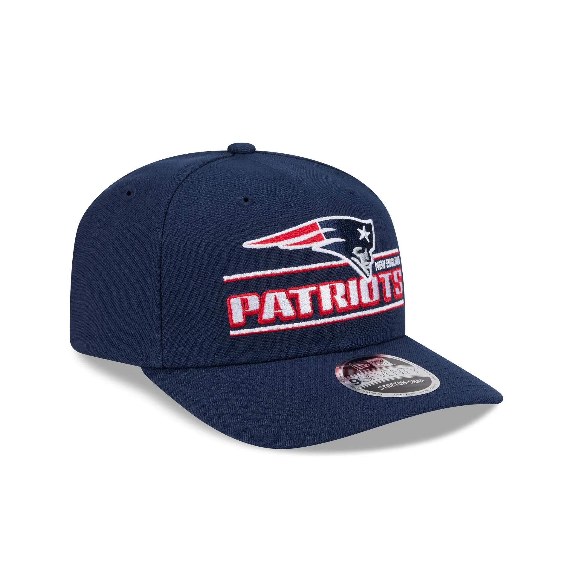 New England Patriots Stated 9SEVENTY Stretch-Snap Hat - Image 3