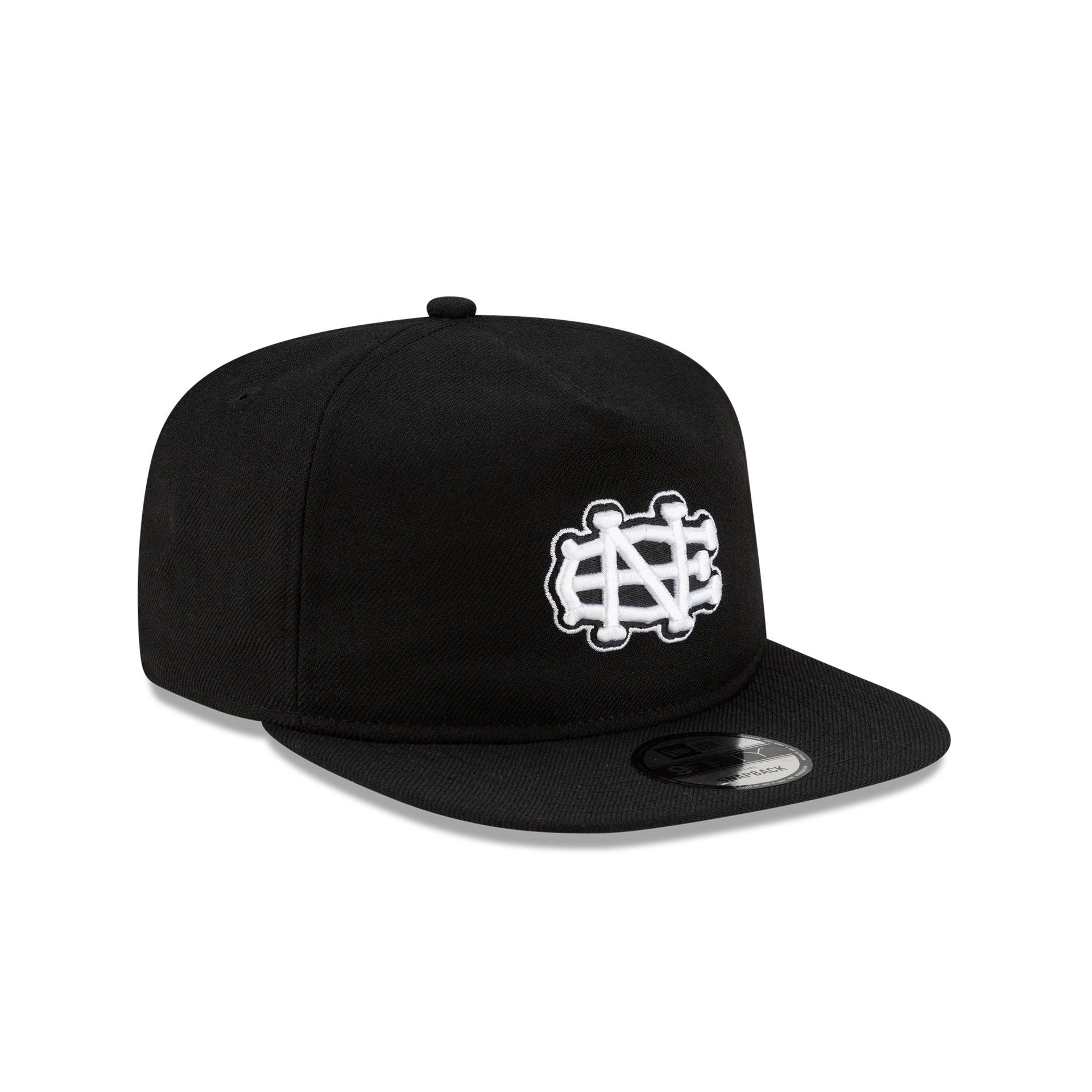 New Era Branded Black Skeletal 9FIFTY A-Frame Snapback Hat - Image 3