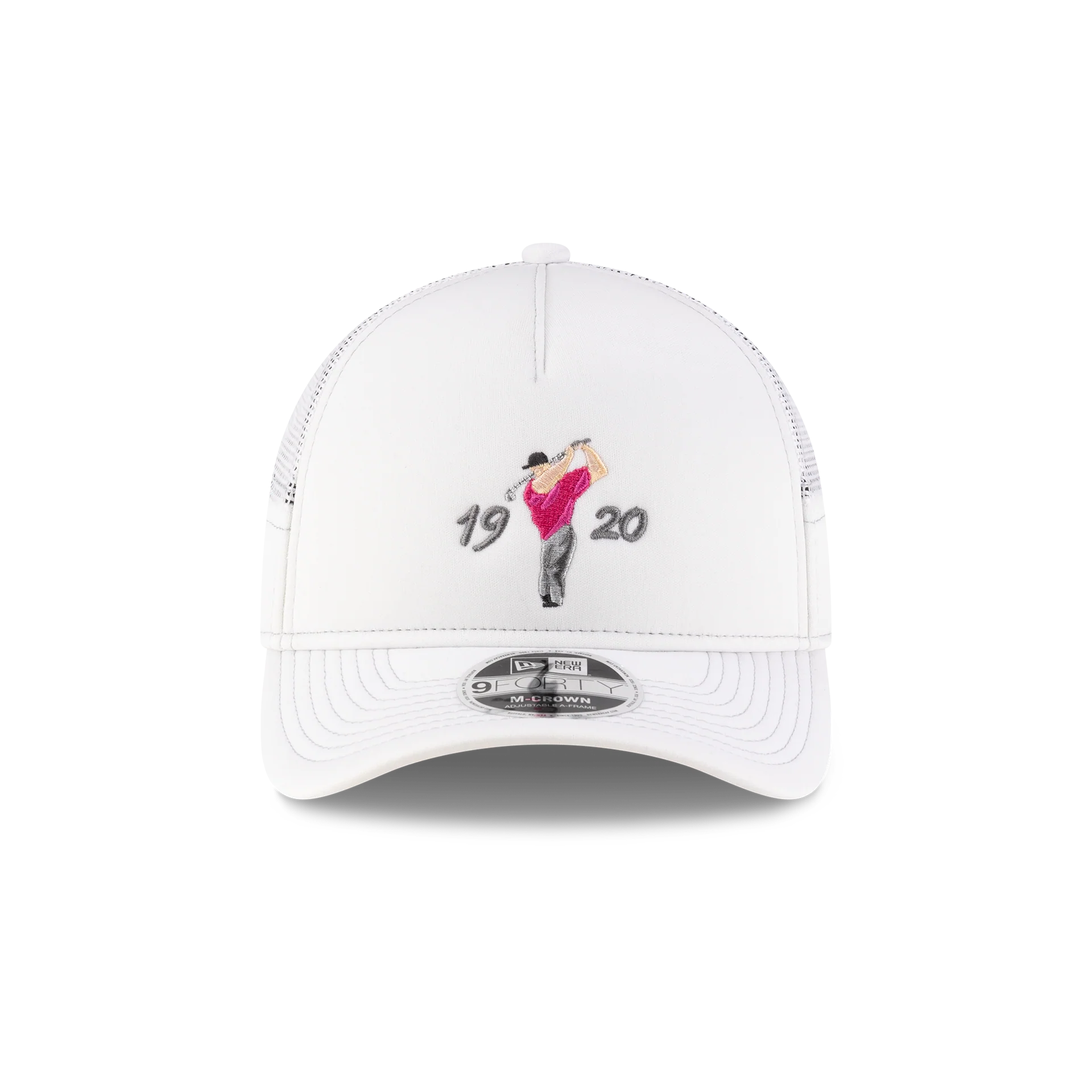 New Era Branded Golf 9FORTY M-Crown A-Frame Trucker Hat - Image 2