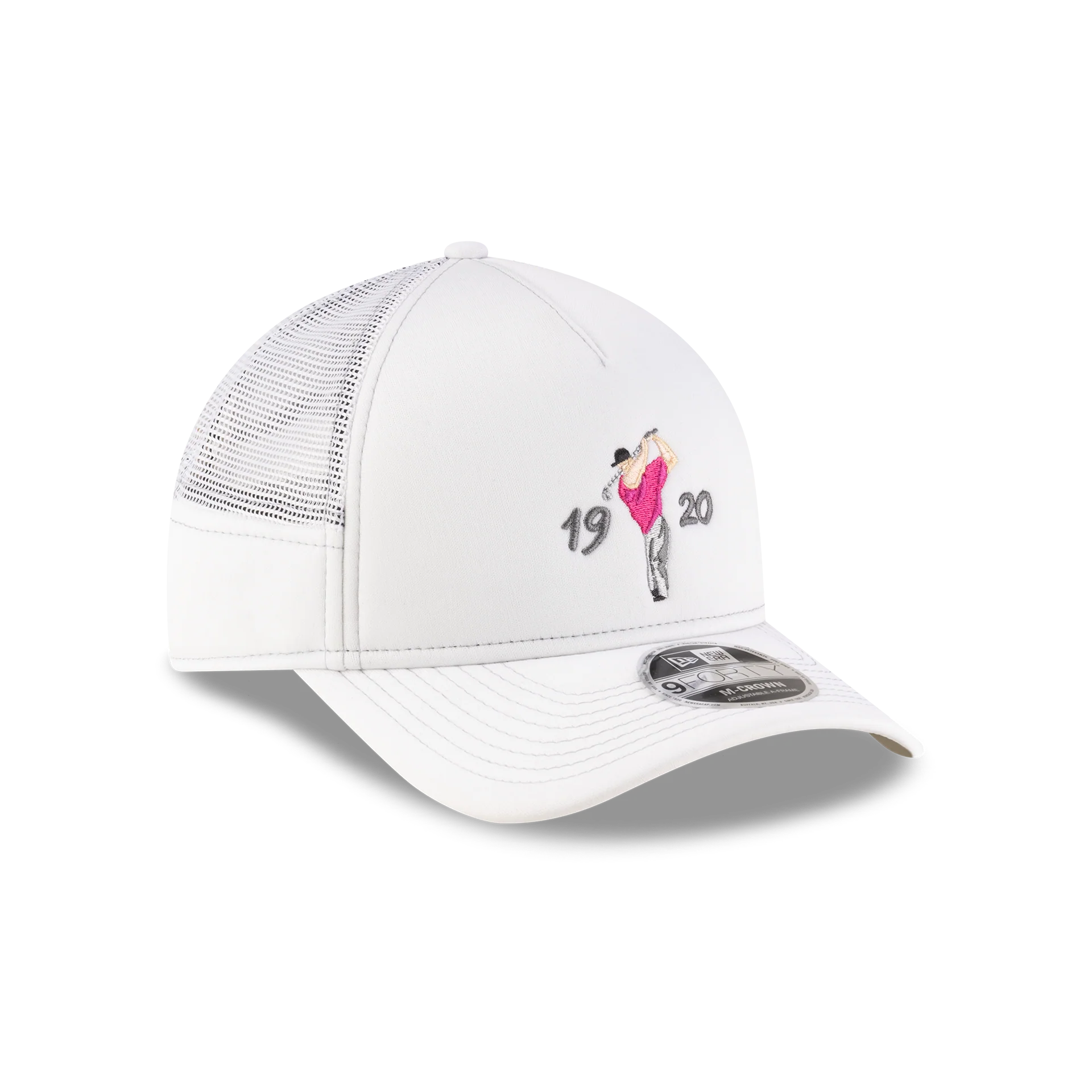 New Era Branded Golf 9FORTY M-Crown A-Frame Trucker Hat - Image 3