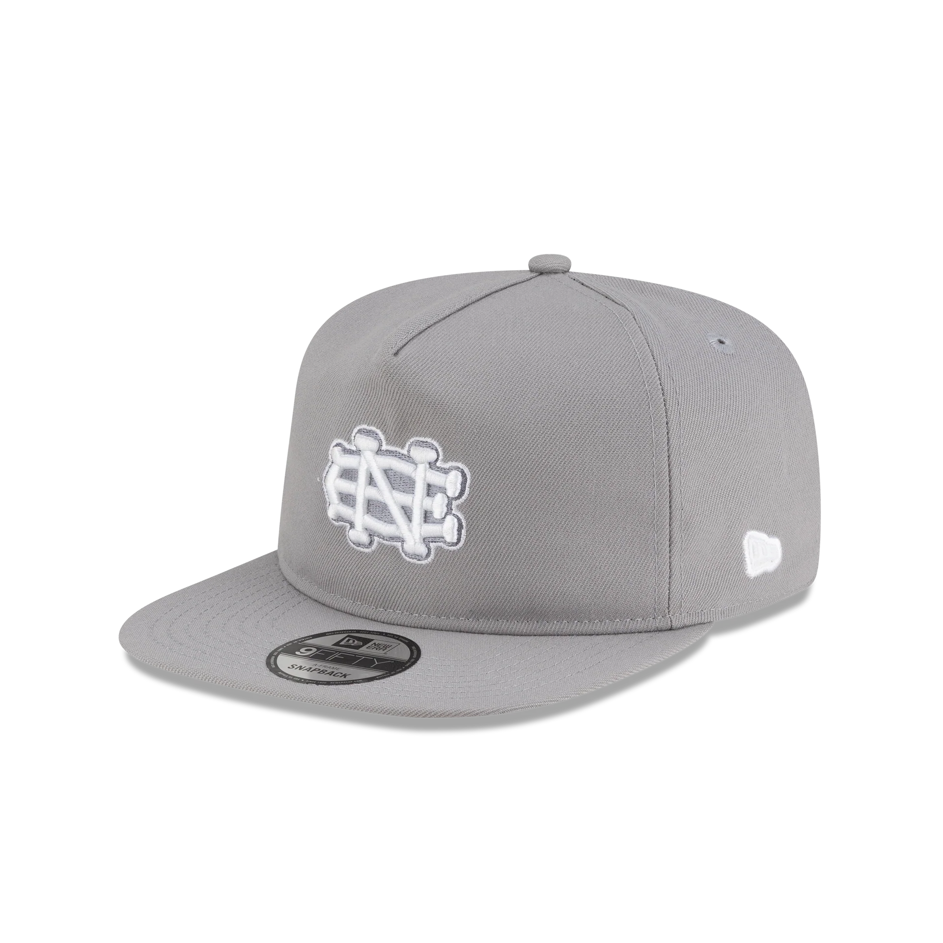 New Era Branded Gray Skeletal 9FIFTY A-Frame Snapback Hat