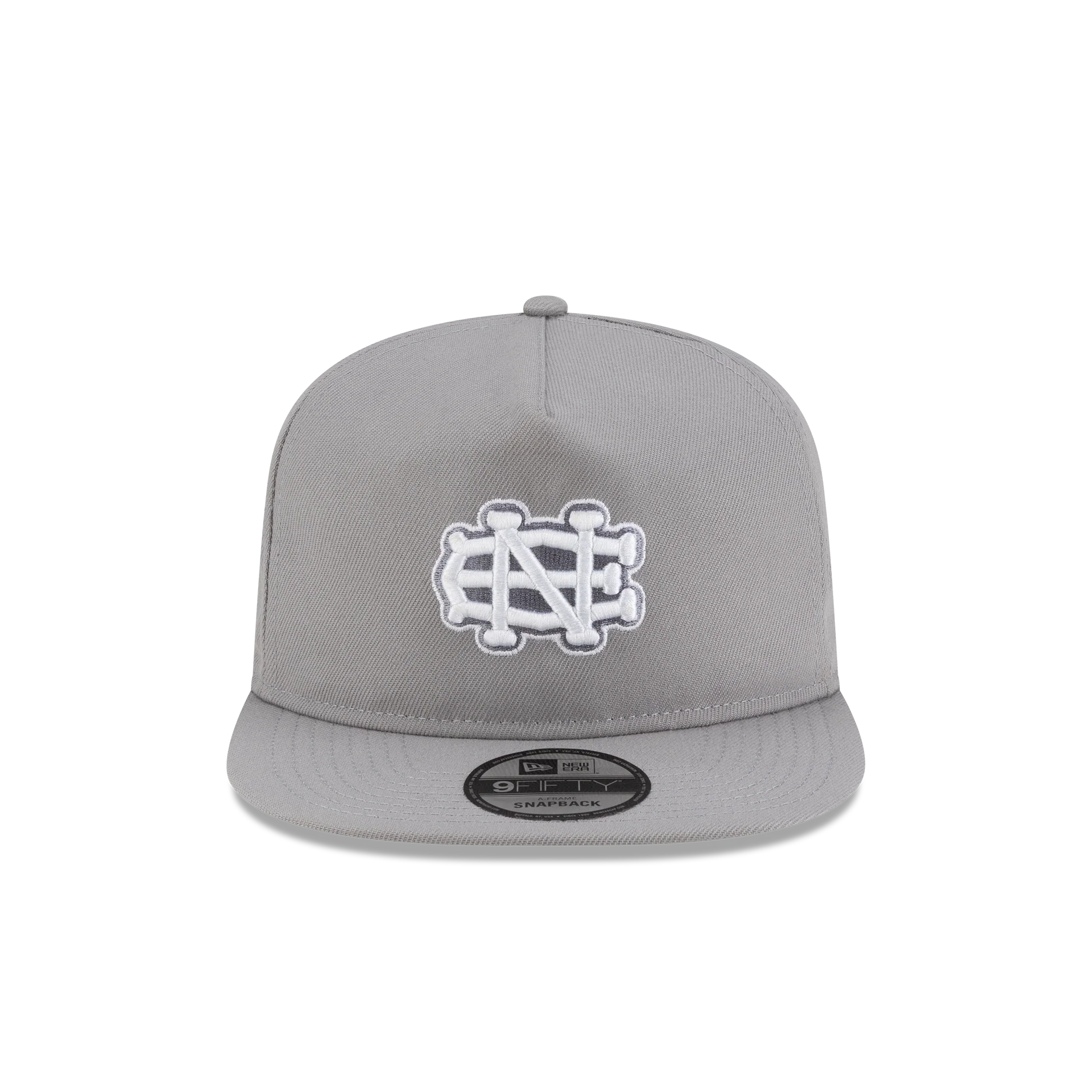New Era Branded Gray Skeletal 9FIFTY A-Frame Snapback Hat - Image 2