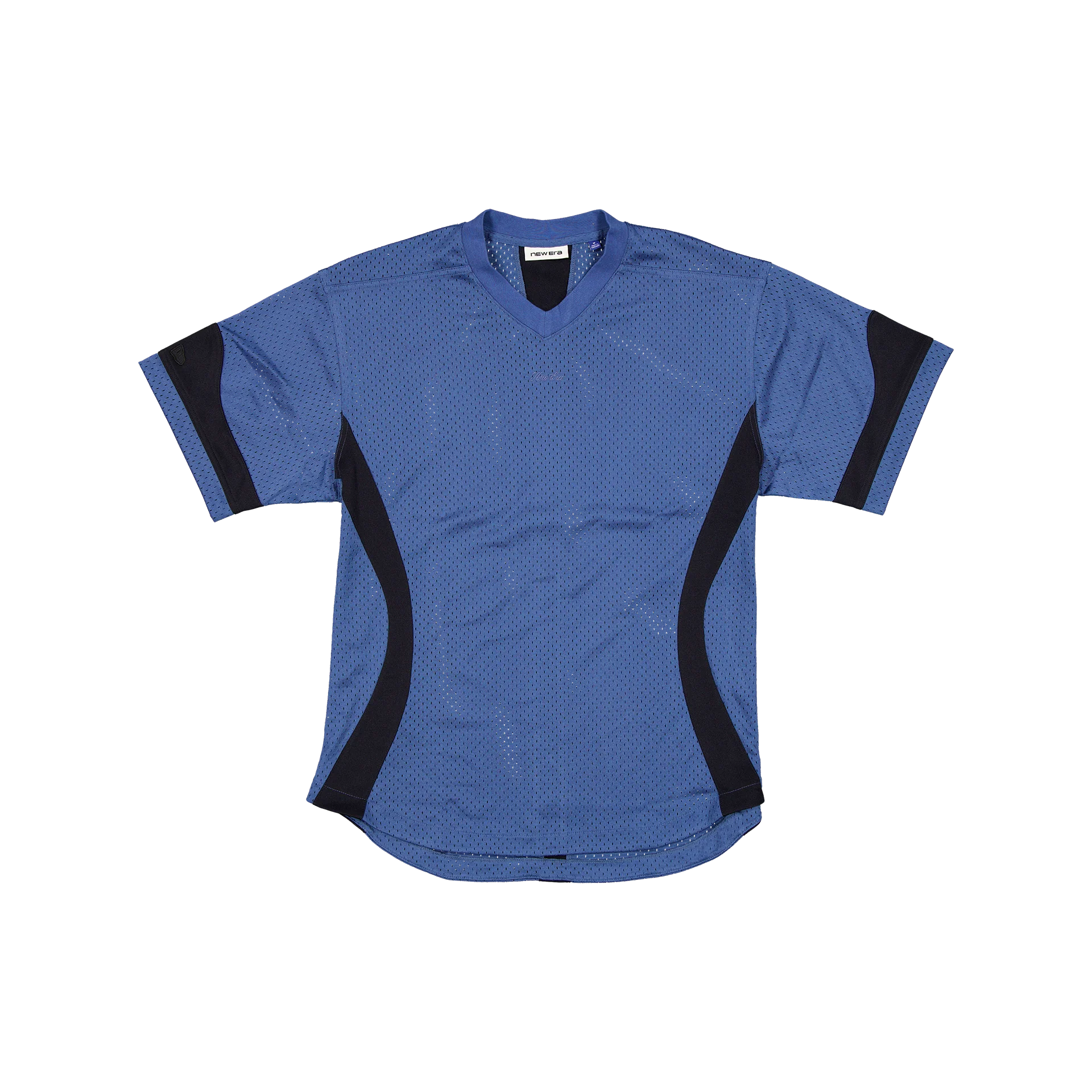 New Era Branded Orchard Combo V-Neck Indigo Pullover