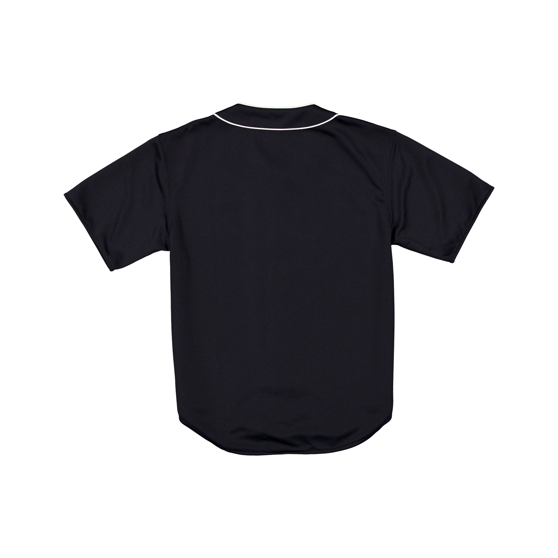New Era Branded Piping Full-Zip Baseball Navy Jersey - Image 2