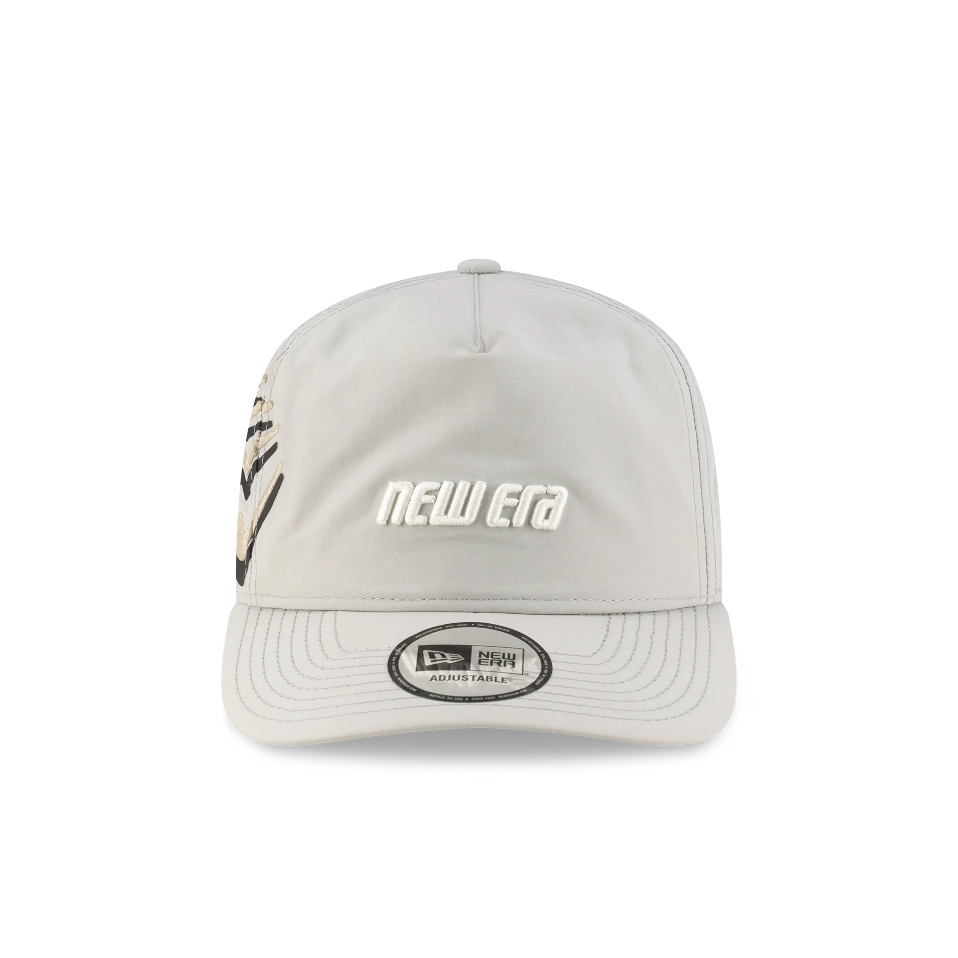 New Era Branded Raised Flag Mirage Gray Golfer Hat - Image 2