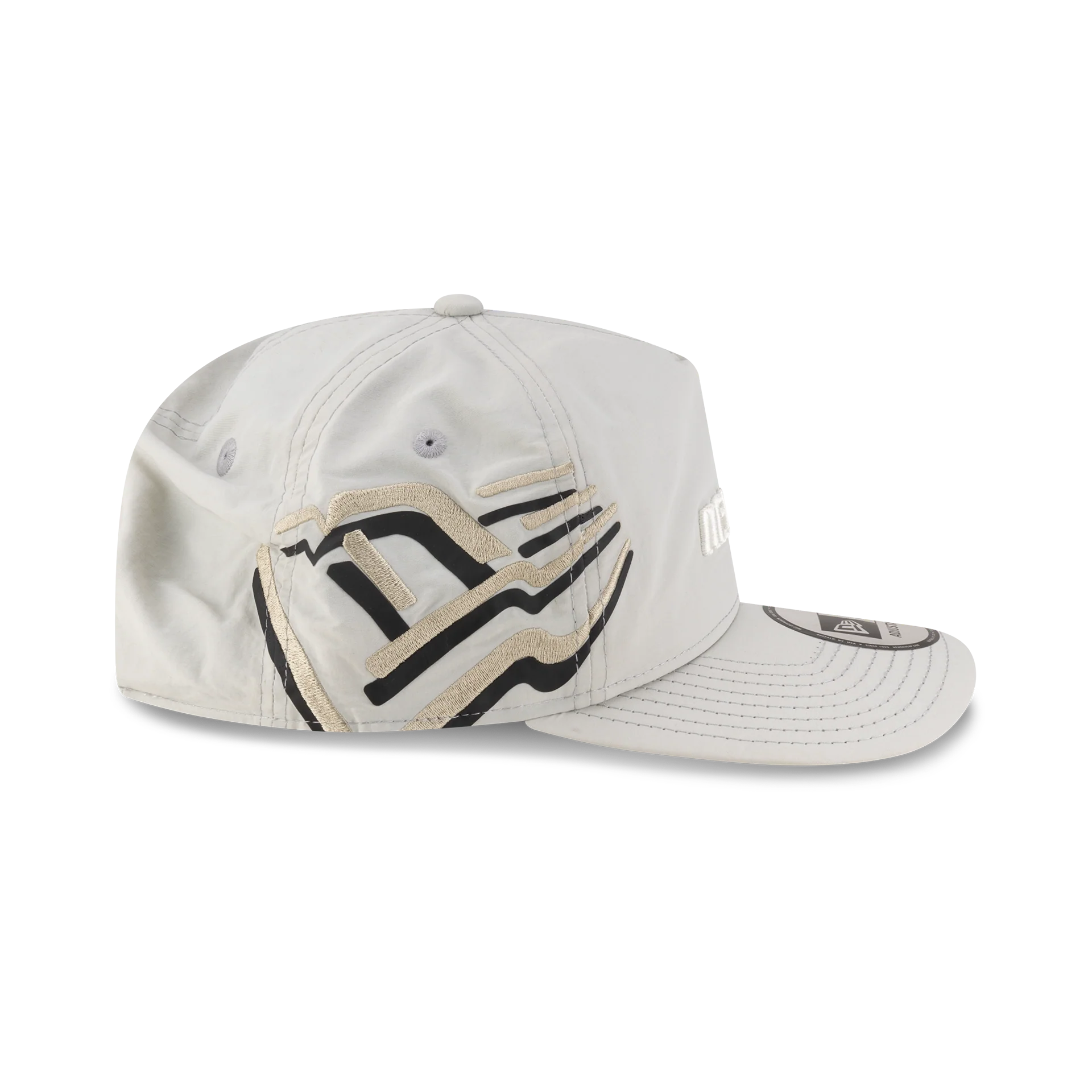 New Era Branded Raised Flag Mirage Gray Golfer Hat - Image 4