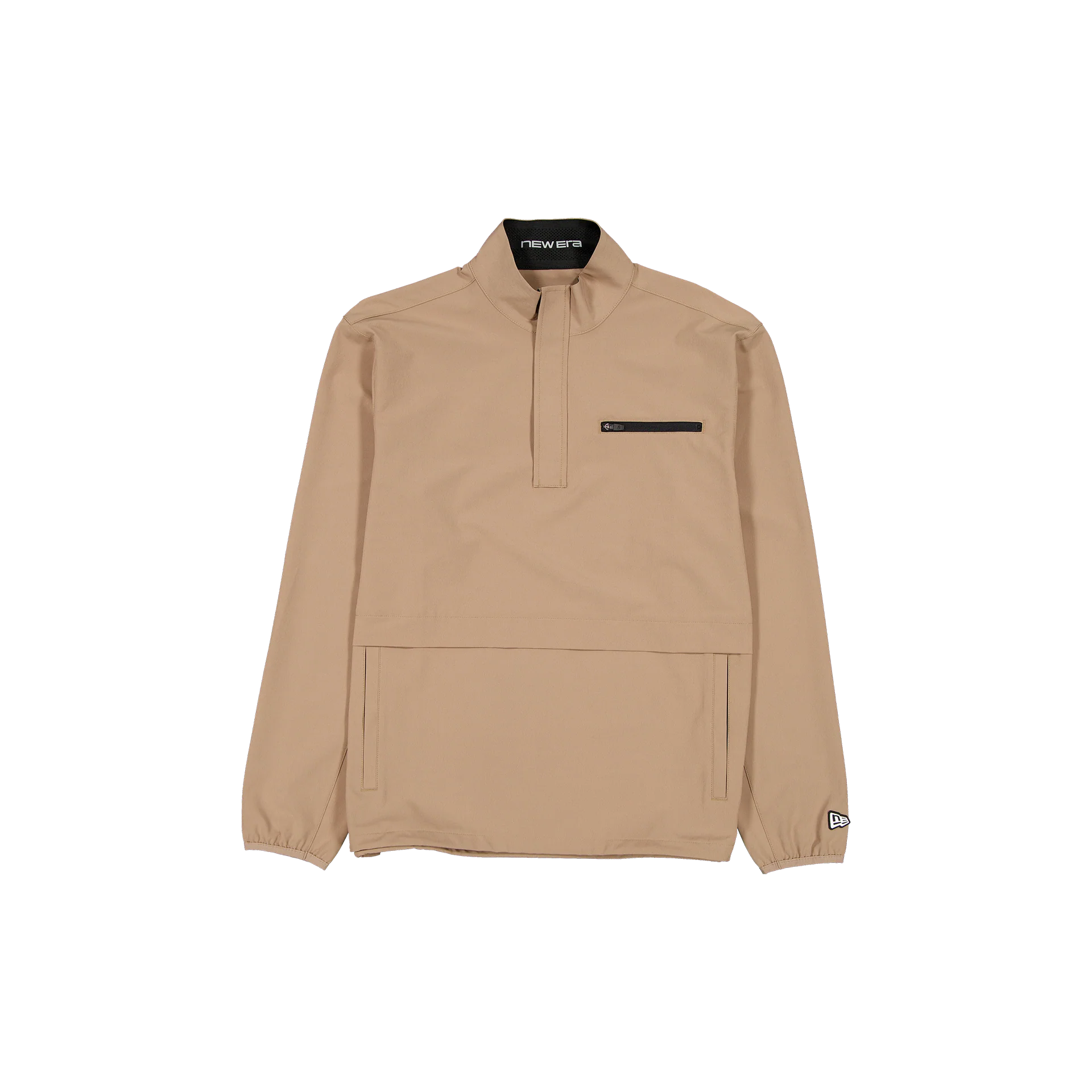New Era Branded Taupe Gray Golf Half-Zip