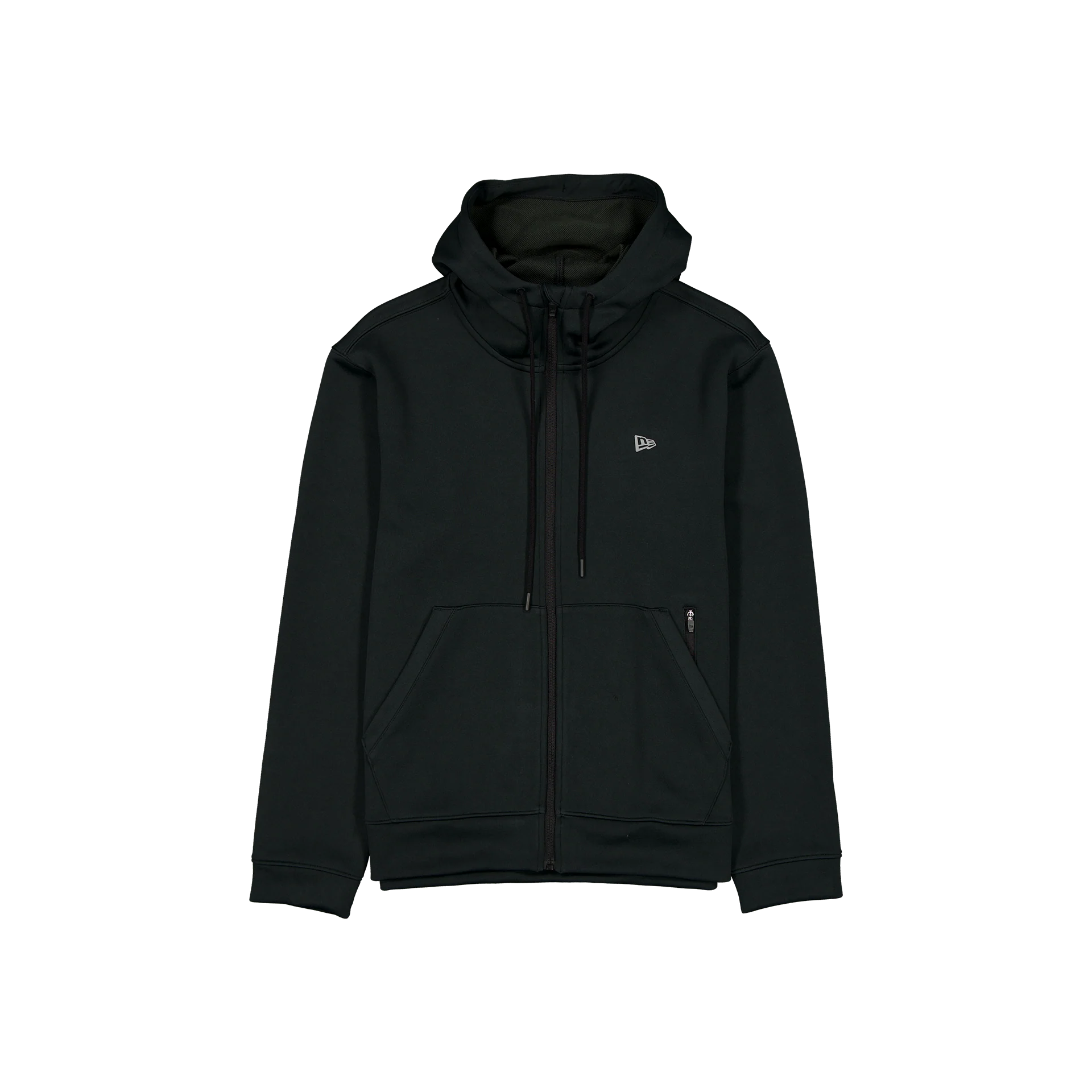 New Era Branded Train Black Full-Zip Hoodie