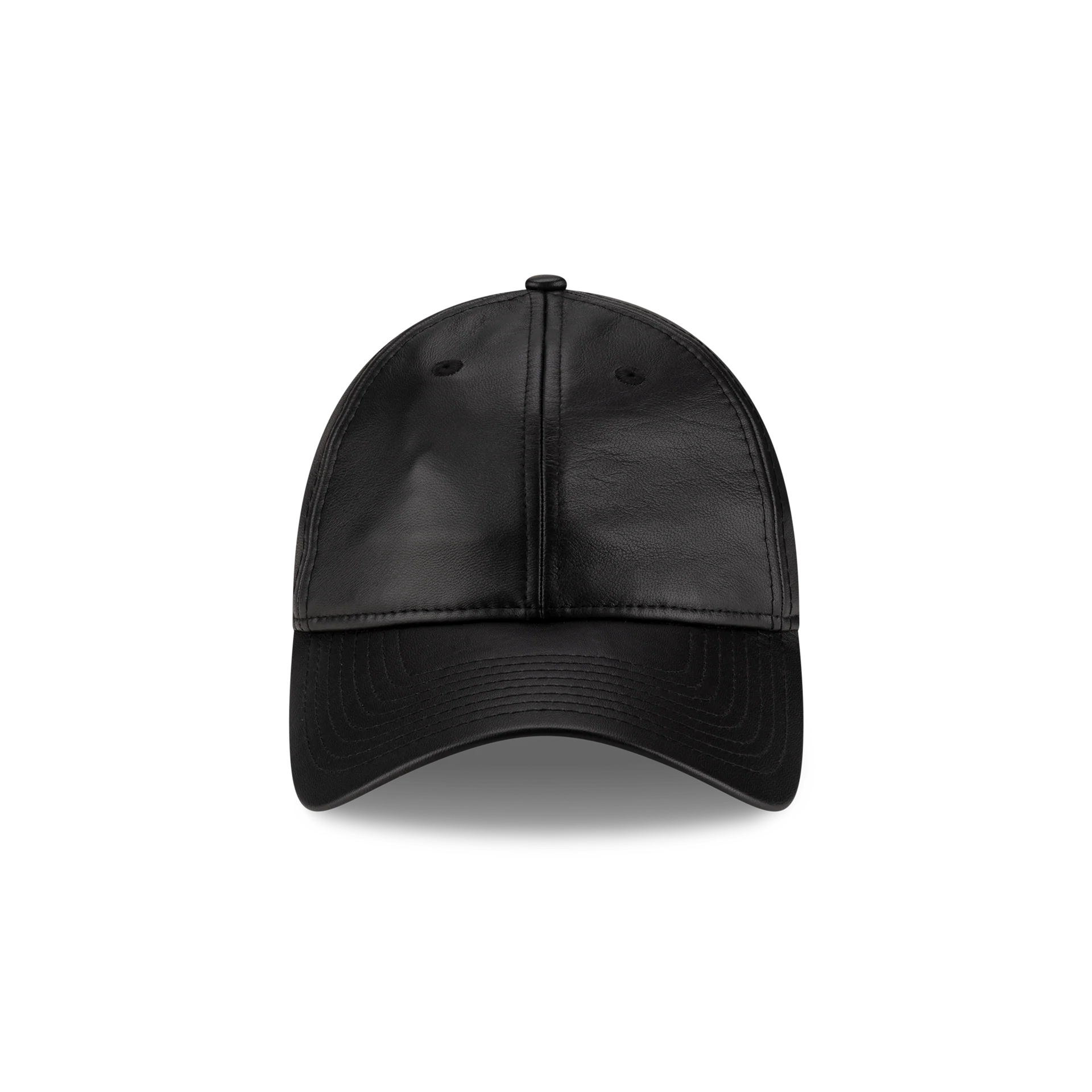 New Era Branded Unstructured Leather 9FORTY Adjustable Hat - Image 2