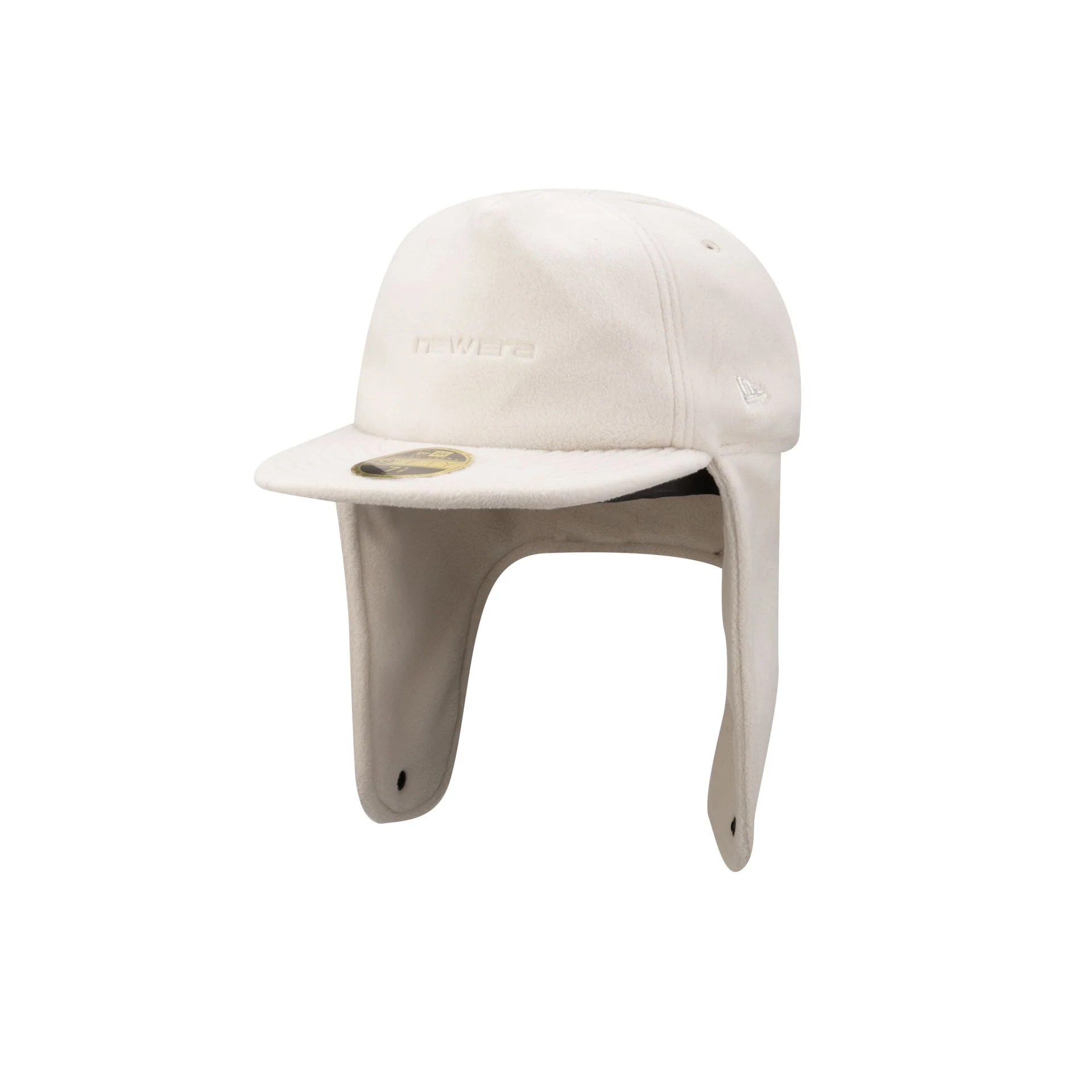 New Era Branded Vintage Stone Polartec Dog Ear Retro Crown 59FIFTY Fitted Hat - Image 2