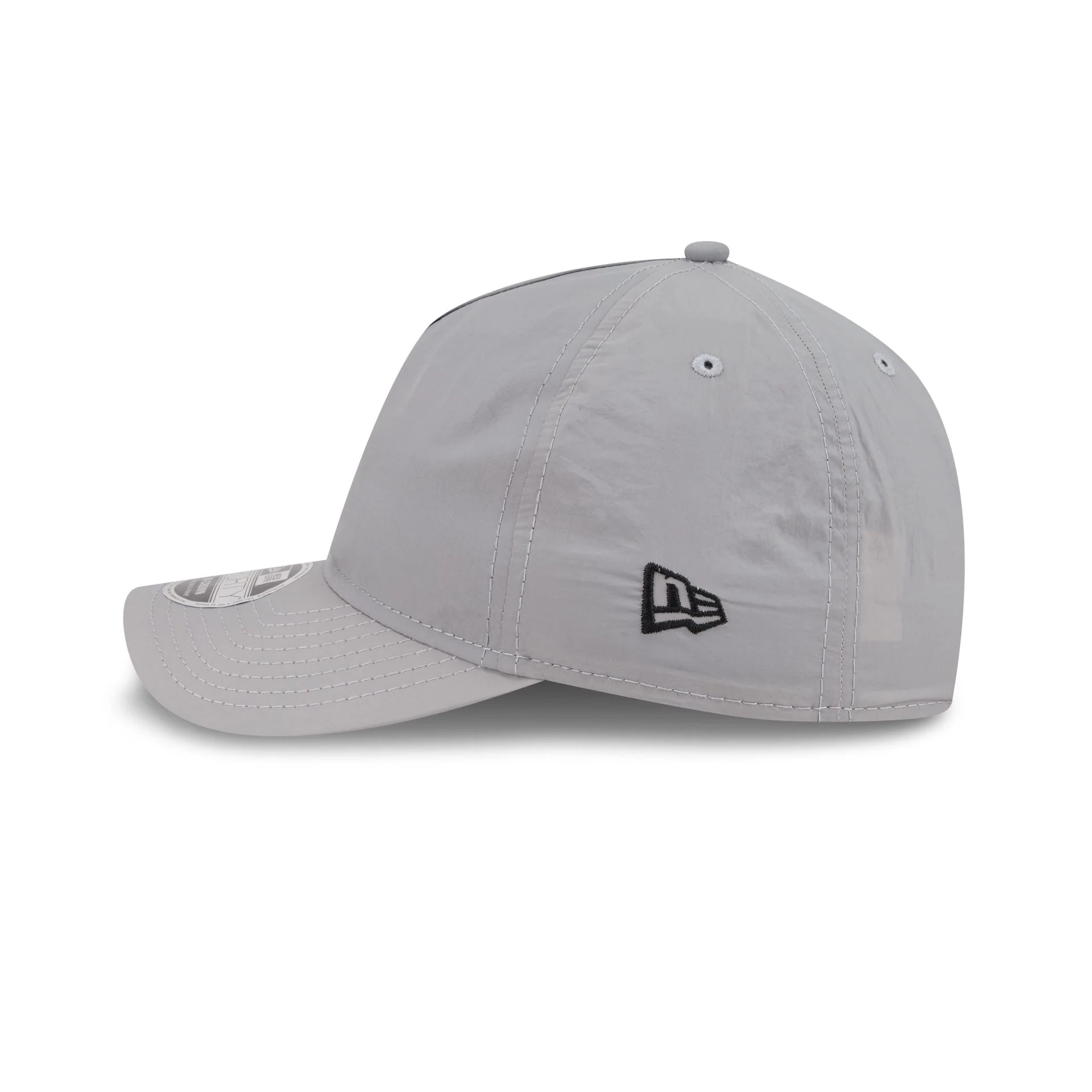 New Era Cap Black Platinum Tier Crinkle Nylon 9FORTY M-Crown A-Frame Snapback Hat - Image 4
