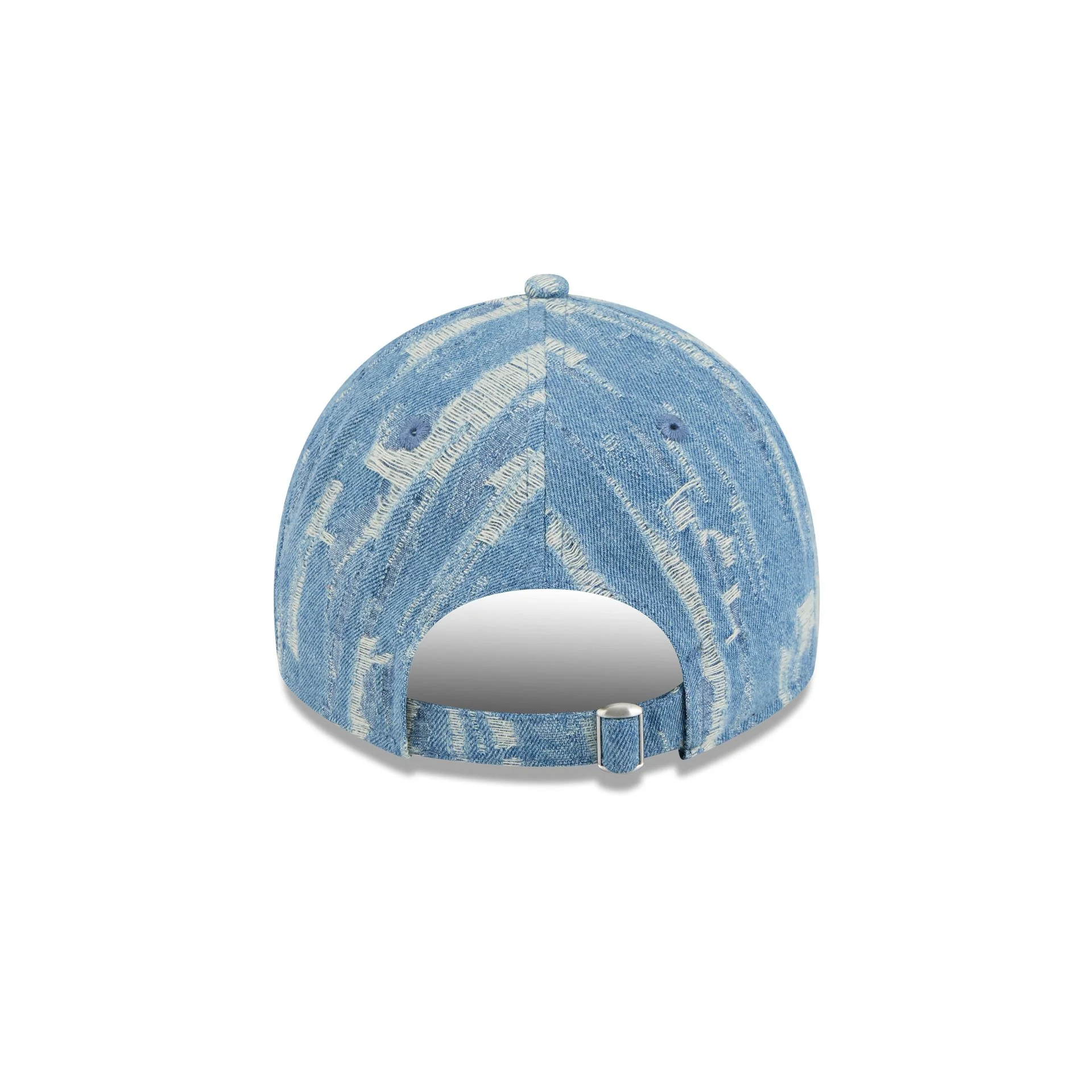 New Era Cap Bronze Tier Frayed Denim 9TWENTY A-Frame Adjustable Hat - Image 6