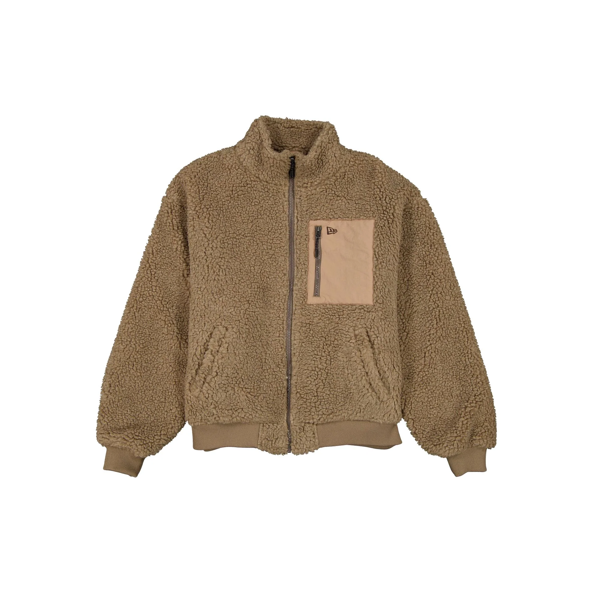 New Era Cap Brown Boa Jacket - Image 2