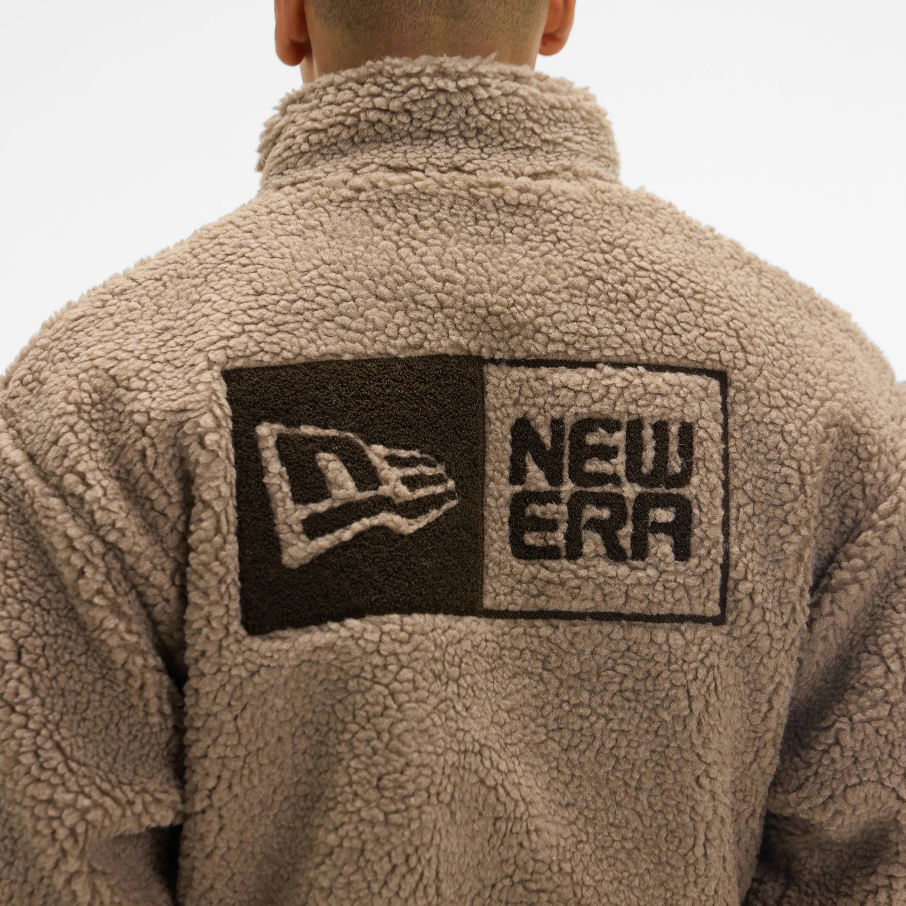 New Era Cap Brown Boa Jacket - Image 4