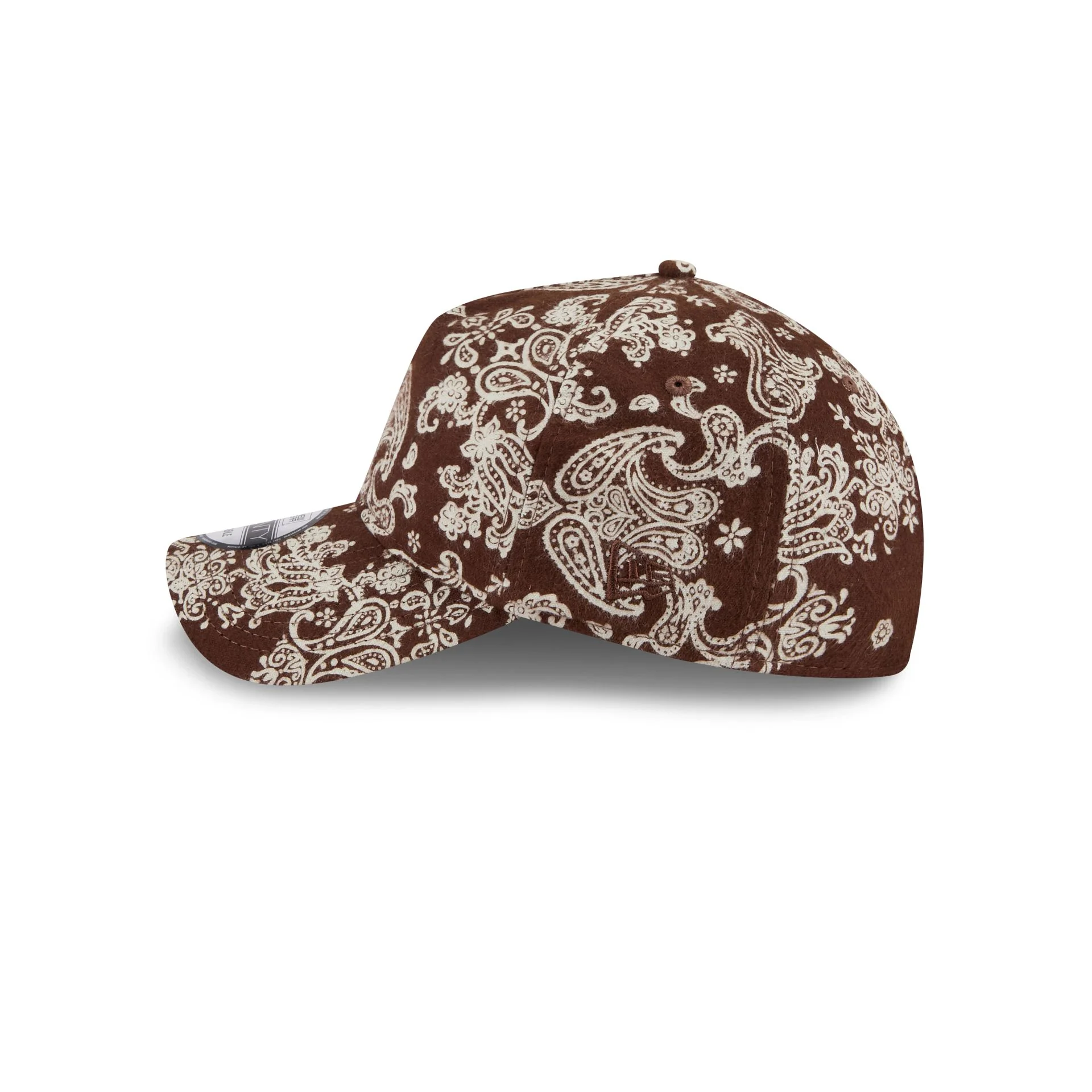 New Era Cap Brown Paisley 9TWENTY A-Frame Strapback Hat - Image 4